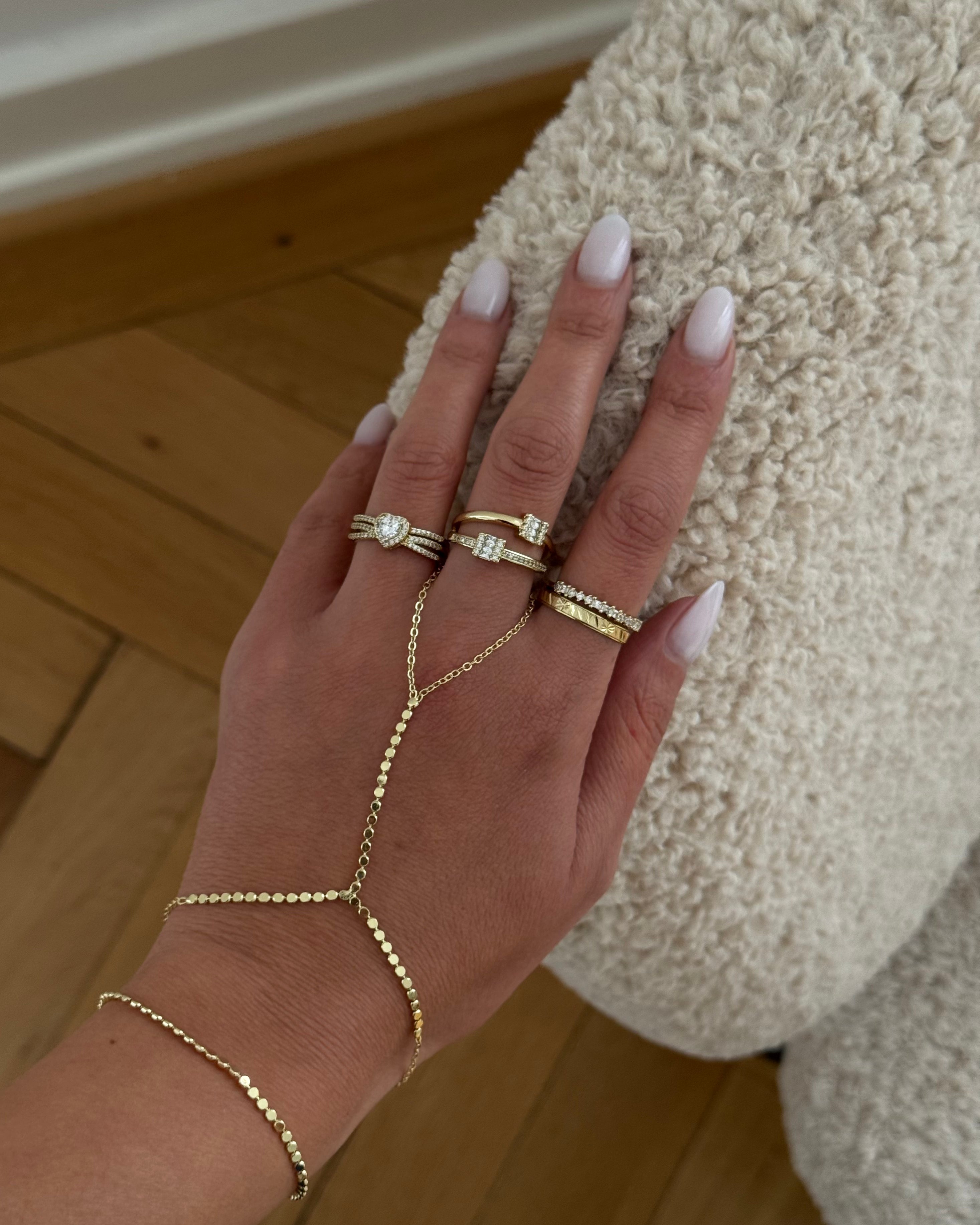 Ring VIP Layer Cubic -14K vergoldet