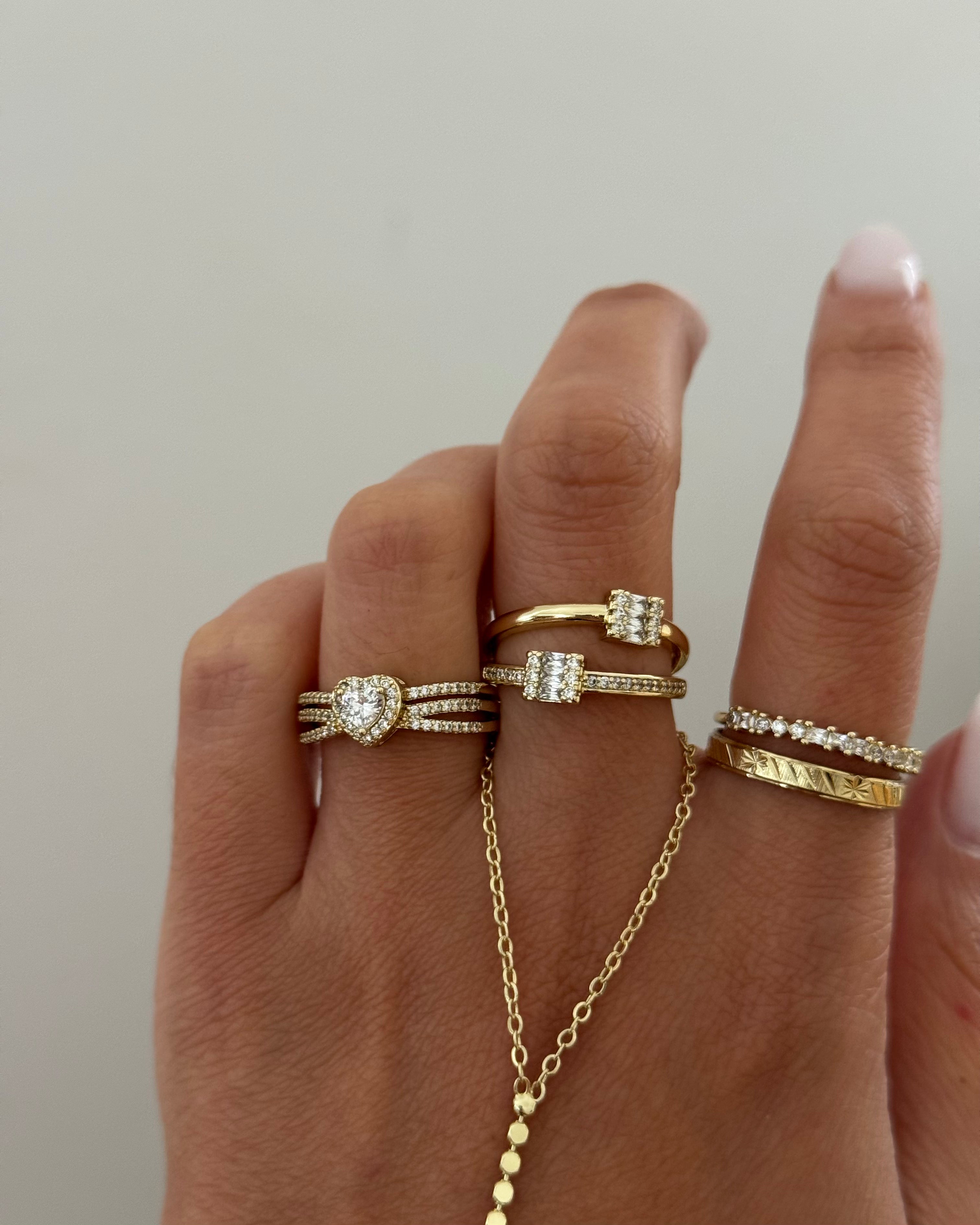 Ring VIP Hayalet Baget -14K vergoldet