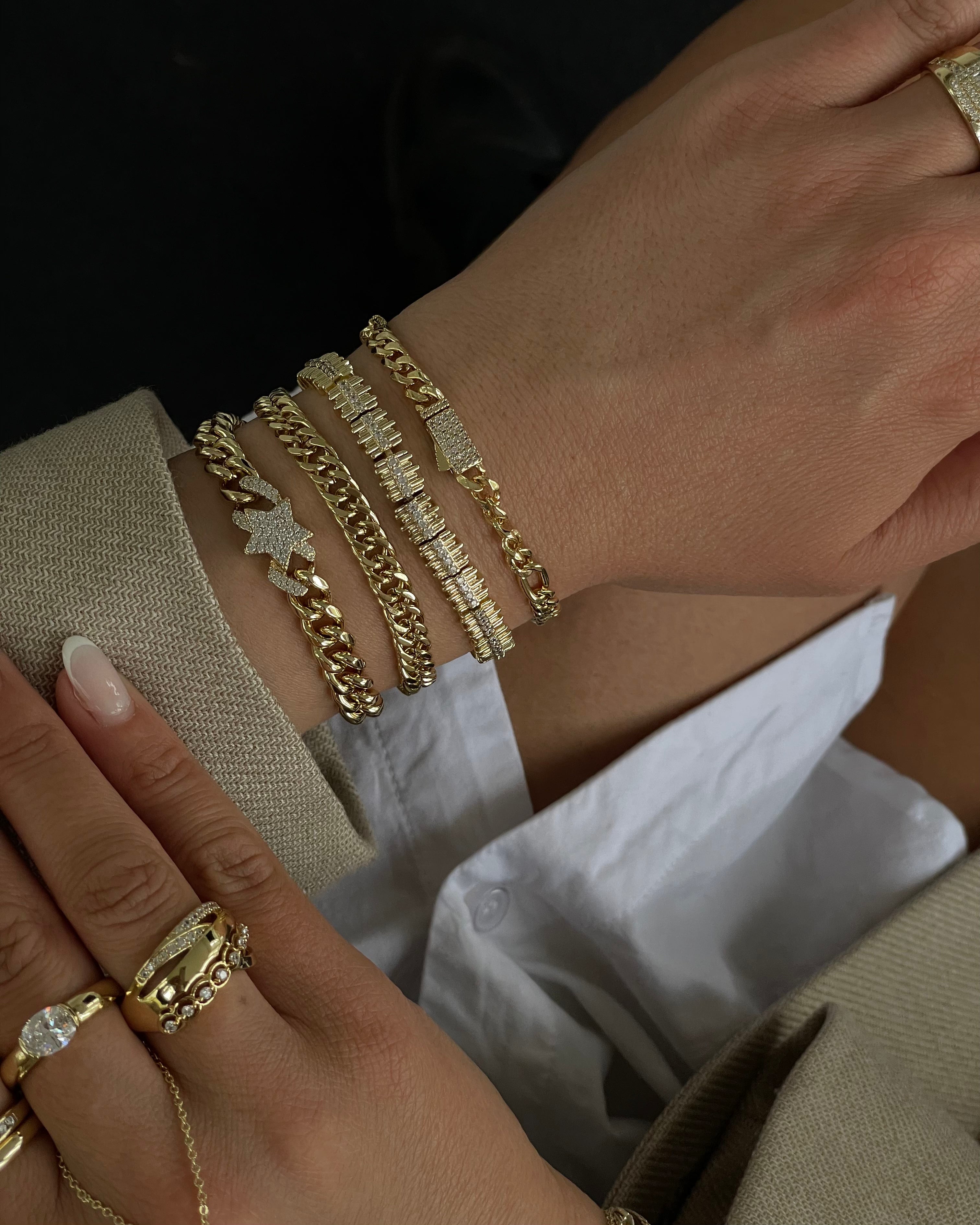 Armband VIP Lumiere -14K vergoldet