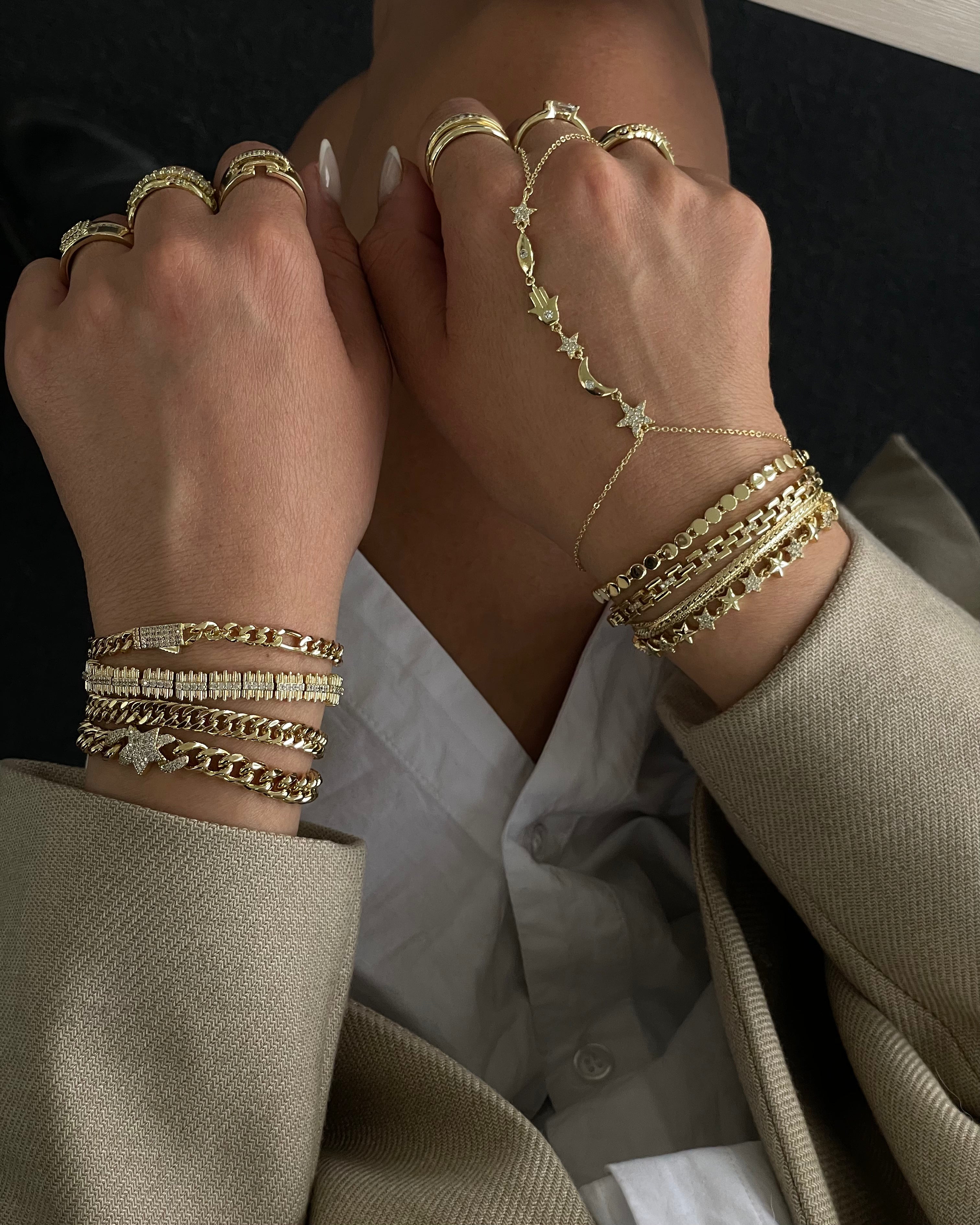 Armband VIP Mini Golden -14K vergoldet