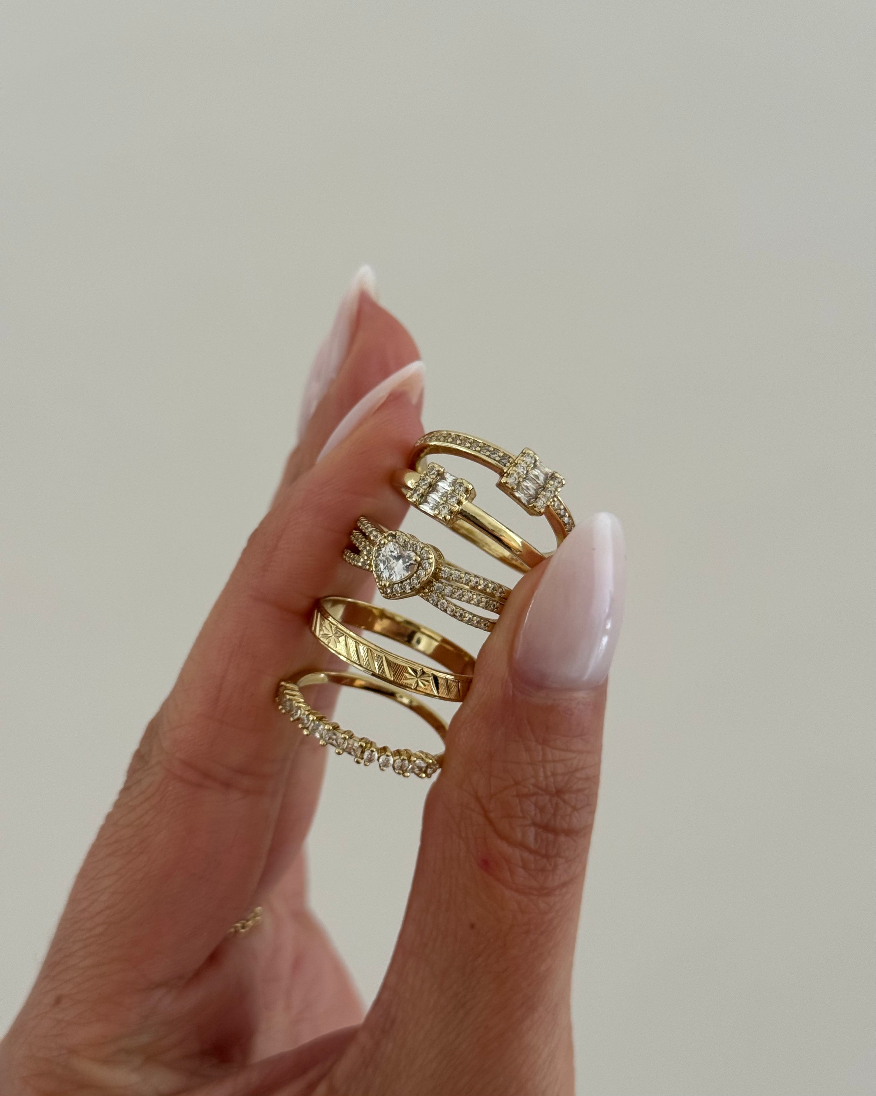 Ring VIP Hayalet Luxury -14K vergoldet