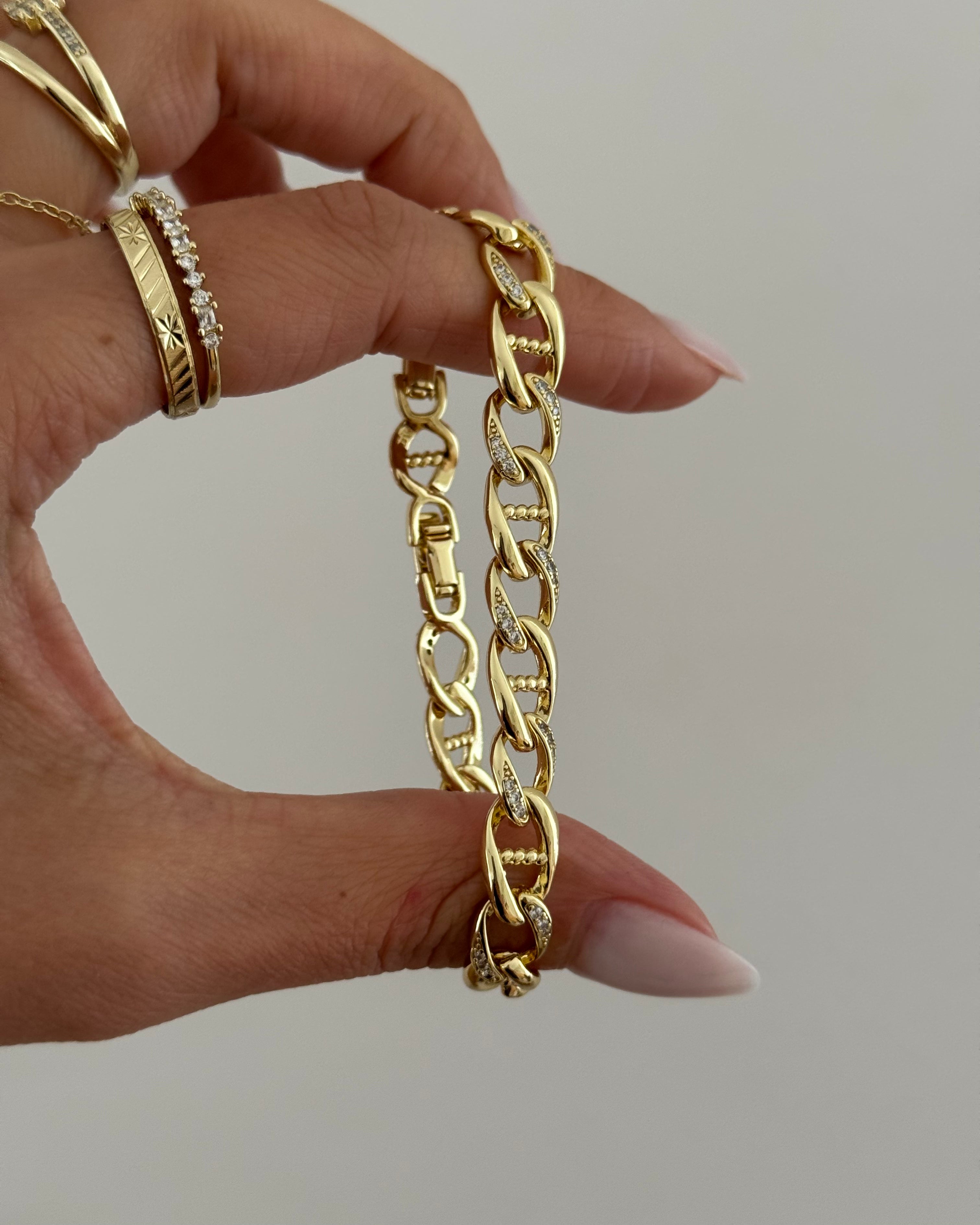 Armband VIP Chain Chic -14K vergoldet
