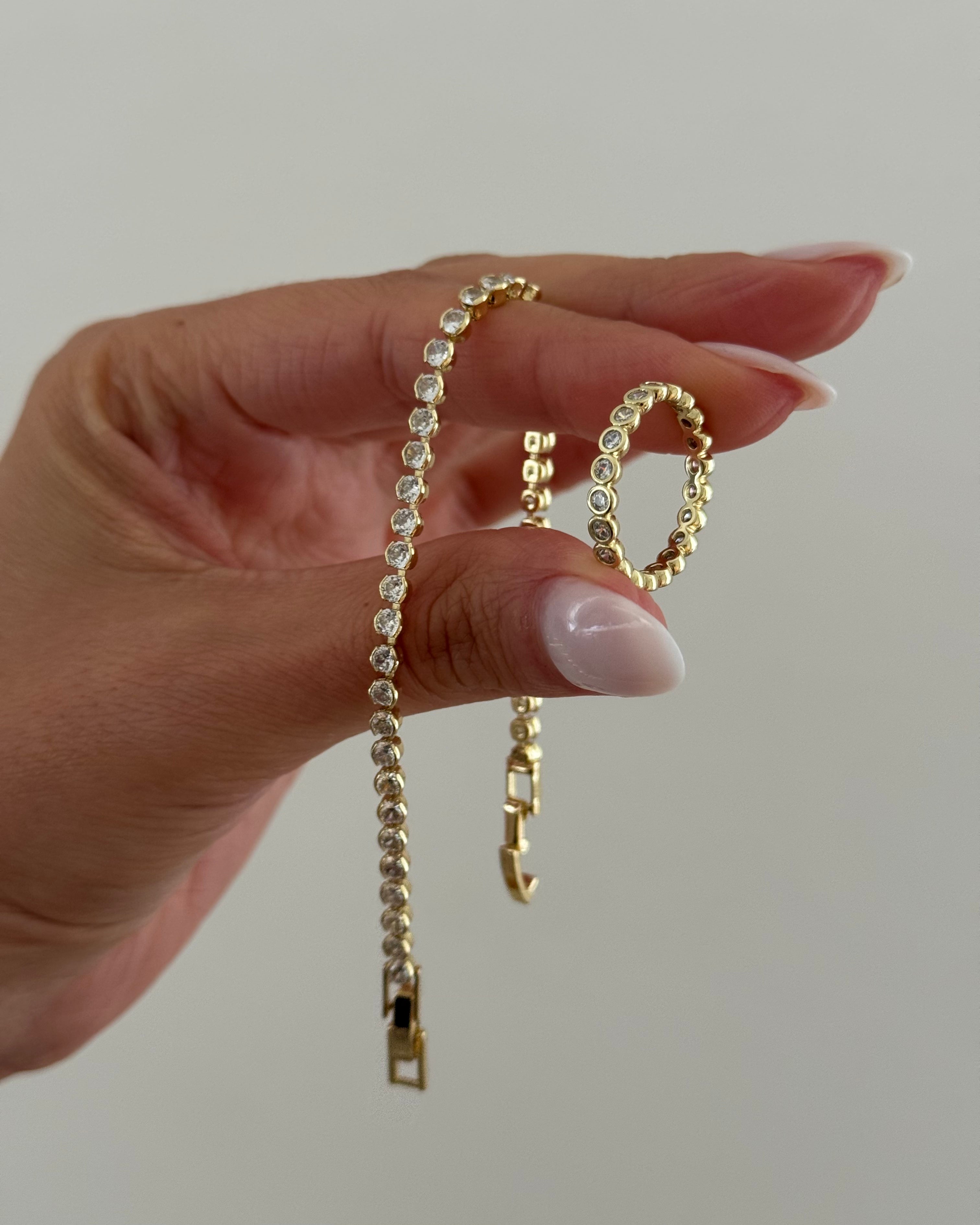 Armband VIP Fine Dots Shine -14K vergoldet