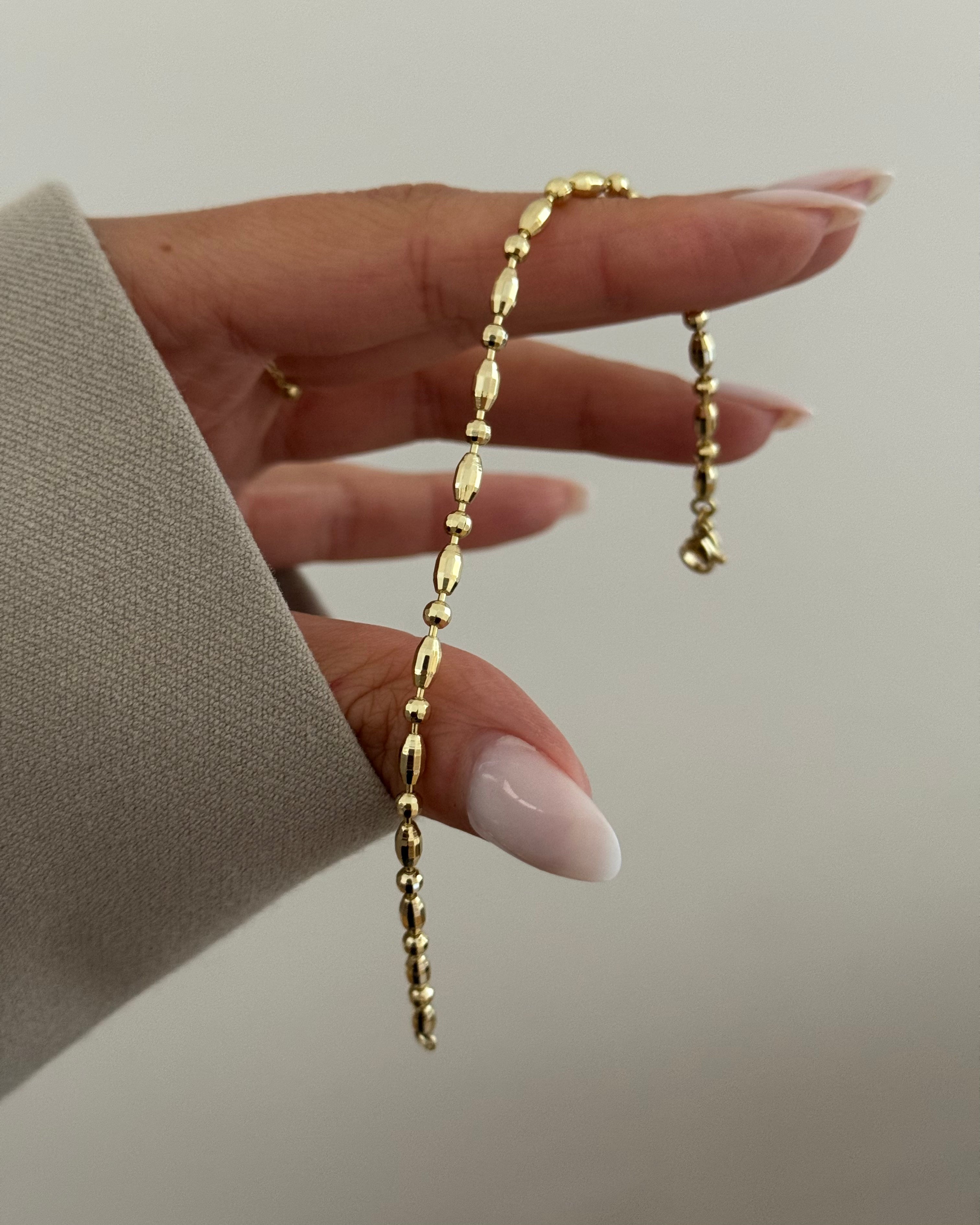 Armband VIP Dorika Oval -14K vergoldet