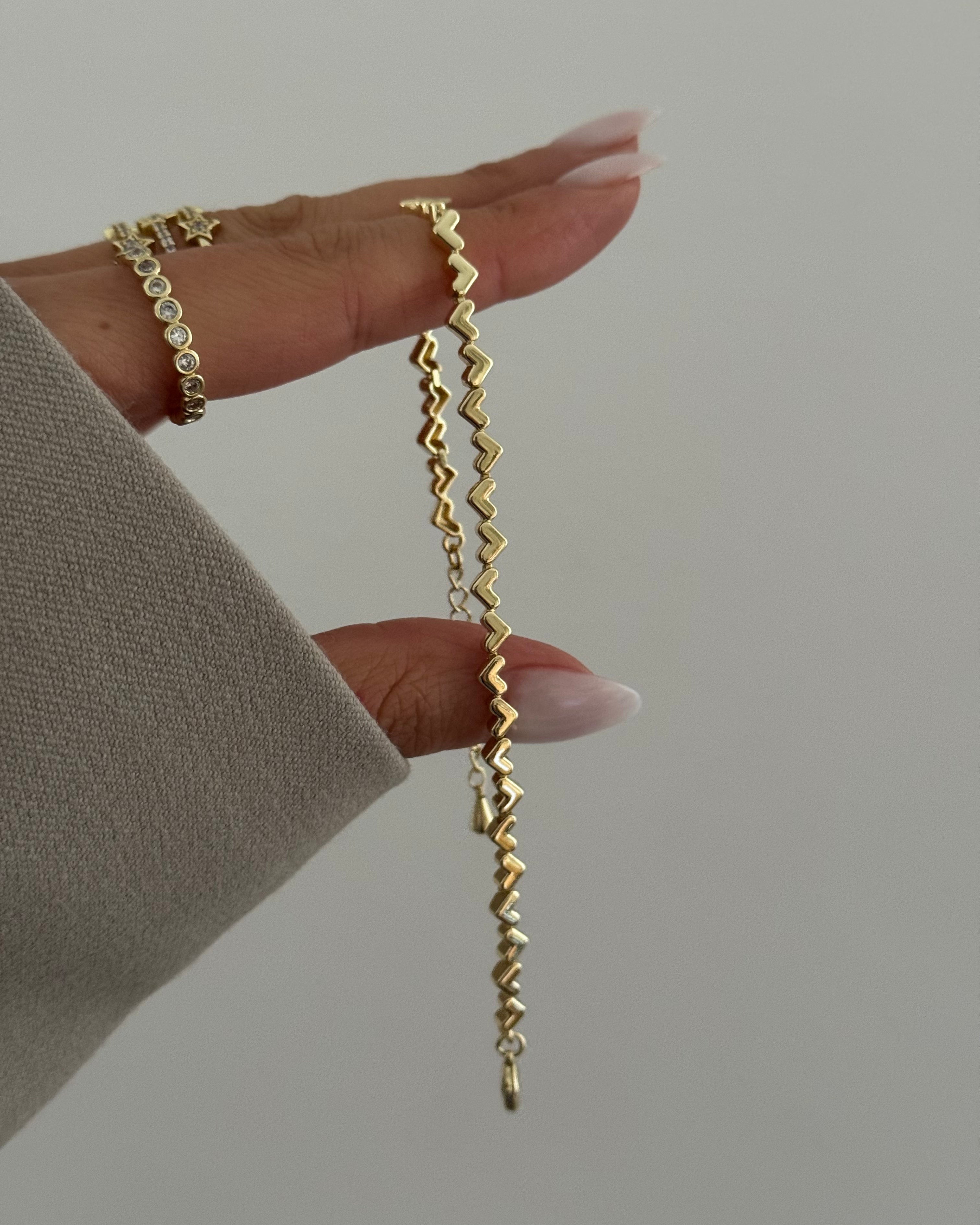 Armband VIP Tiny Heart -14K vergoldet