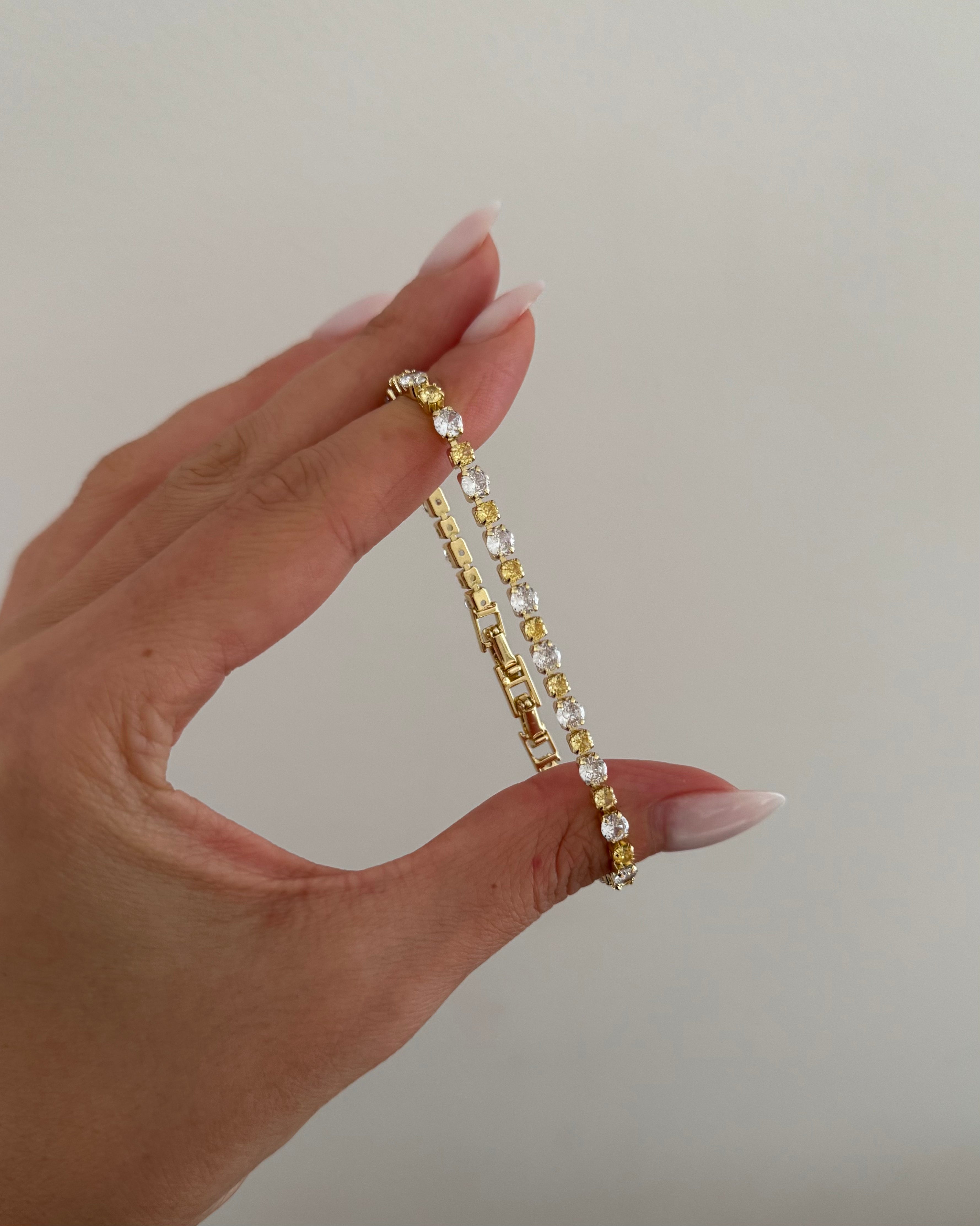 Armband VIP Tennis Shine -14K vergoldet
