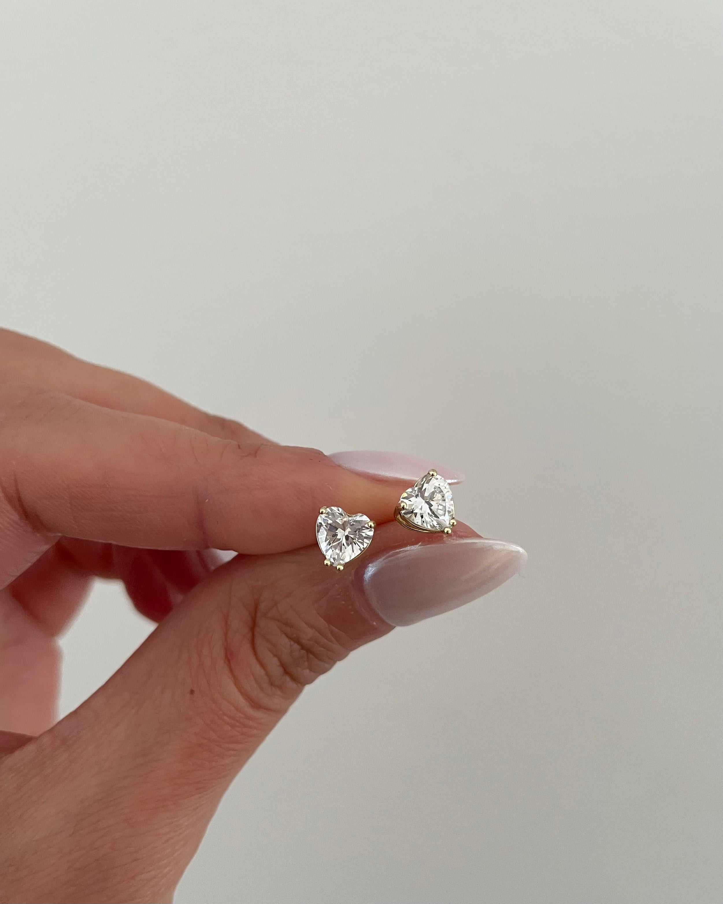 Ohrstecker VIP Heart -14K vergoldet