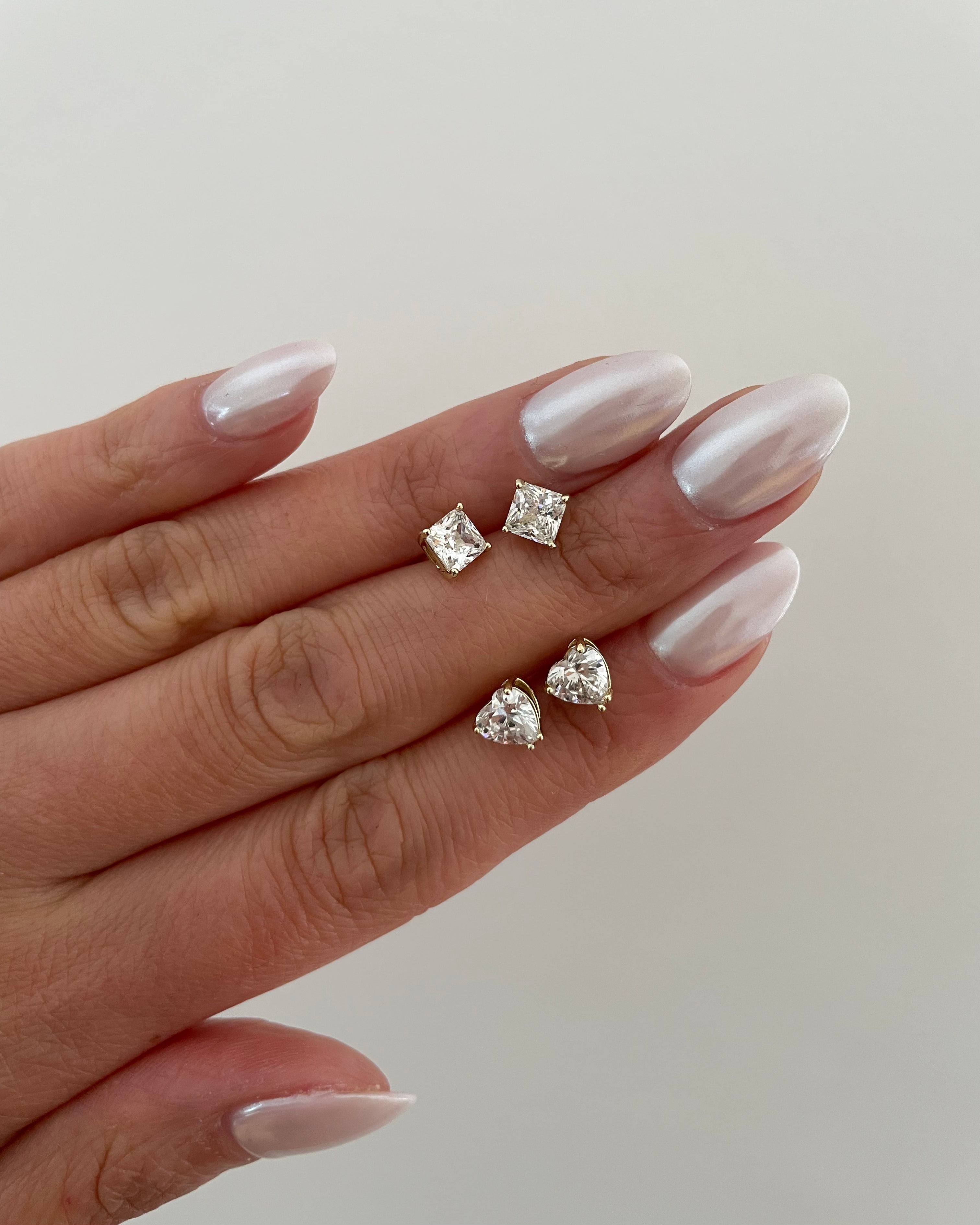 Ohrstecker VIP Heart -14K vergoldet