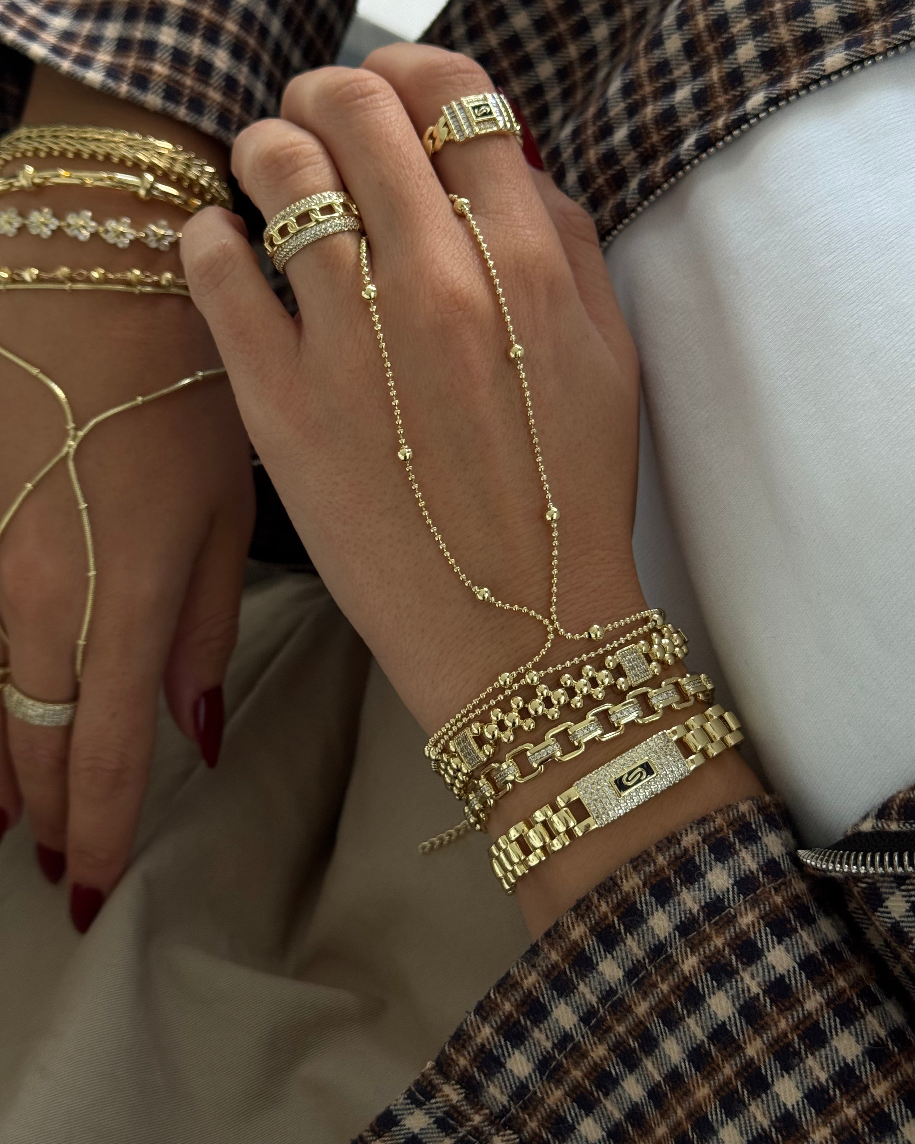 Armband VIP Topcuk Cube -14K vergoldet