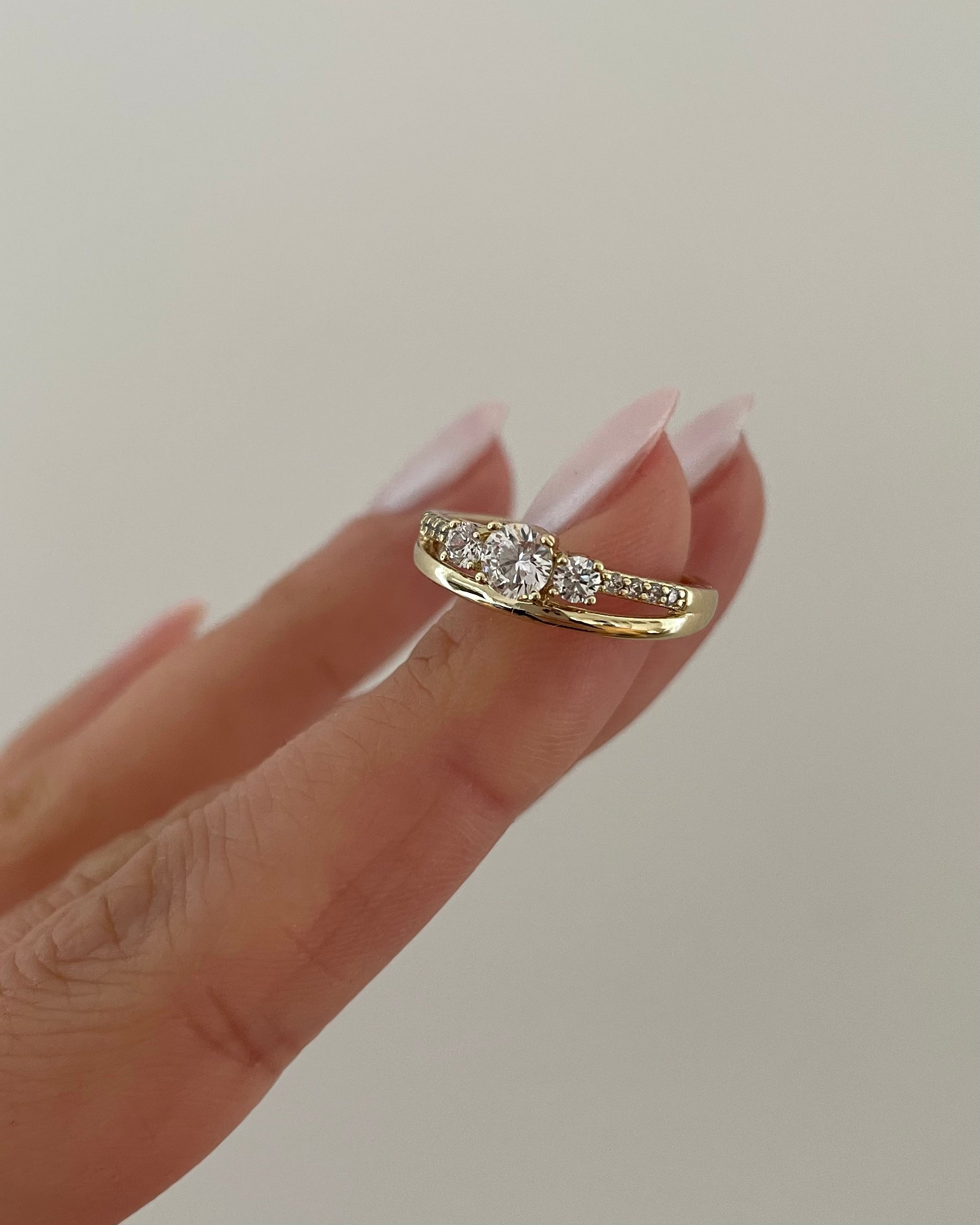 Ring VIP Layer Diamond -14K vergoldet