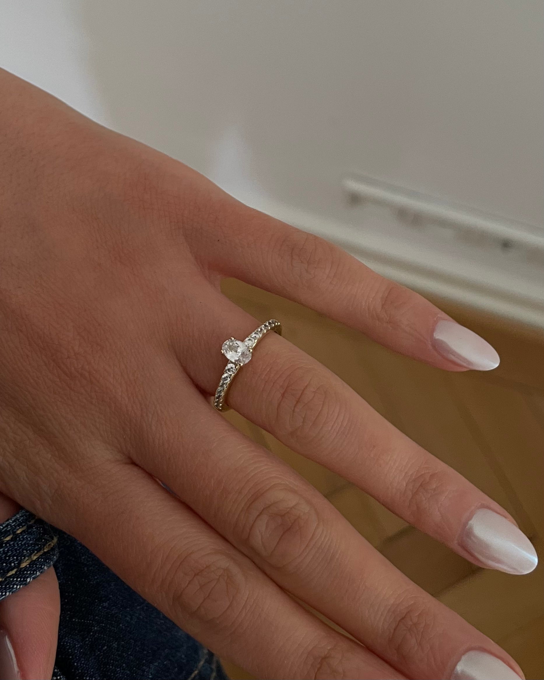 Ring VIP Brillant Drop -14K vergoldet