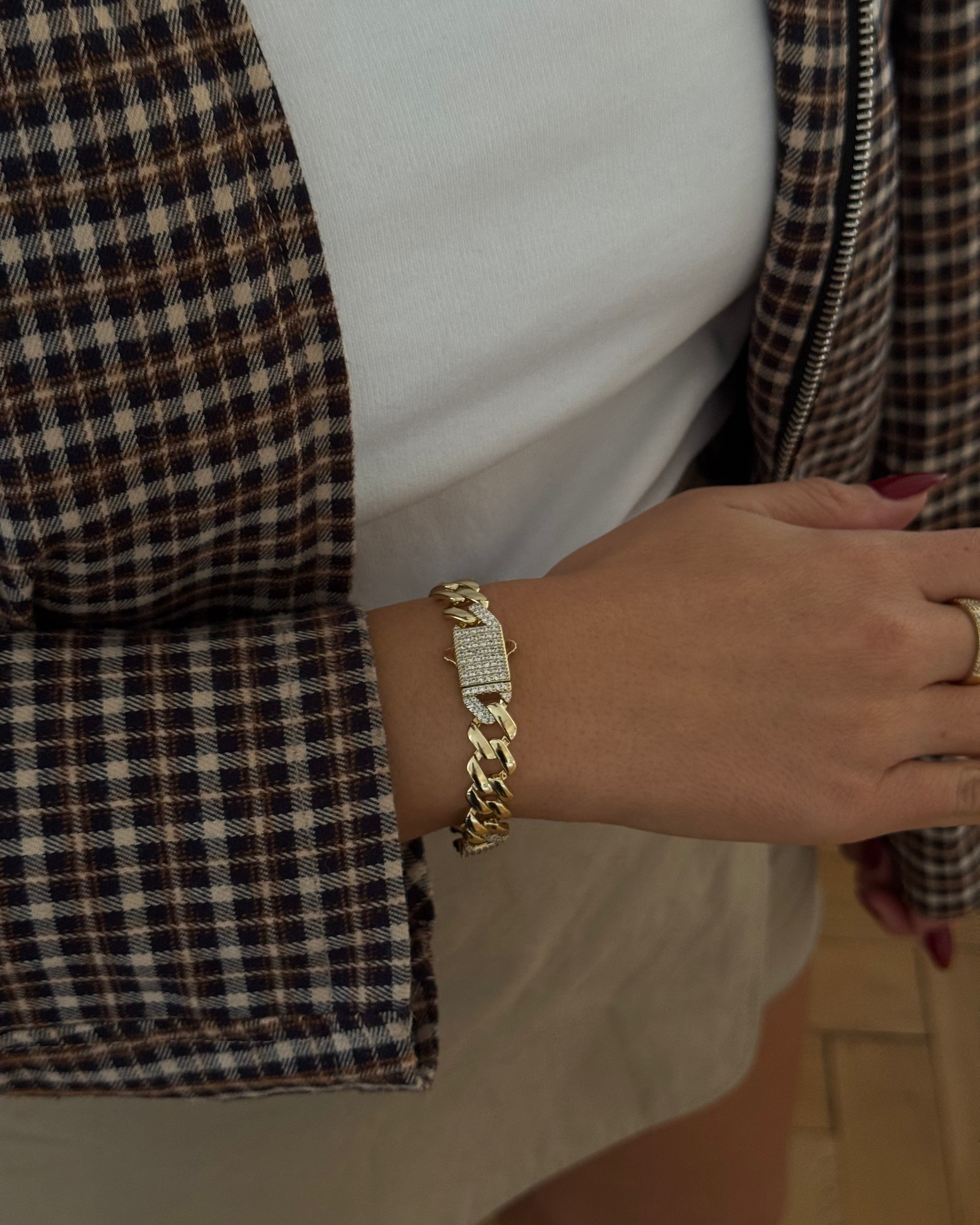 Armband VIP Gurmet Endless -14K vergoldet