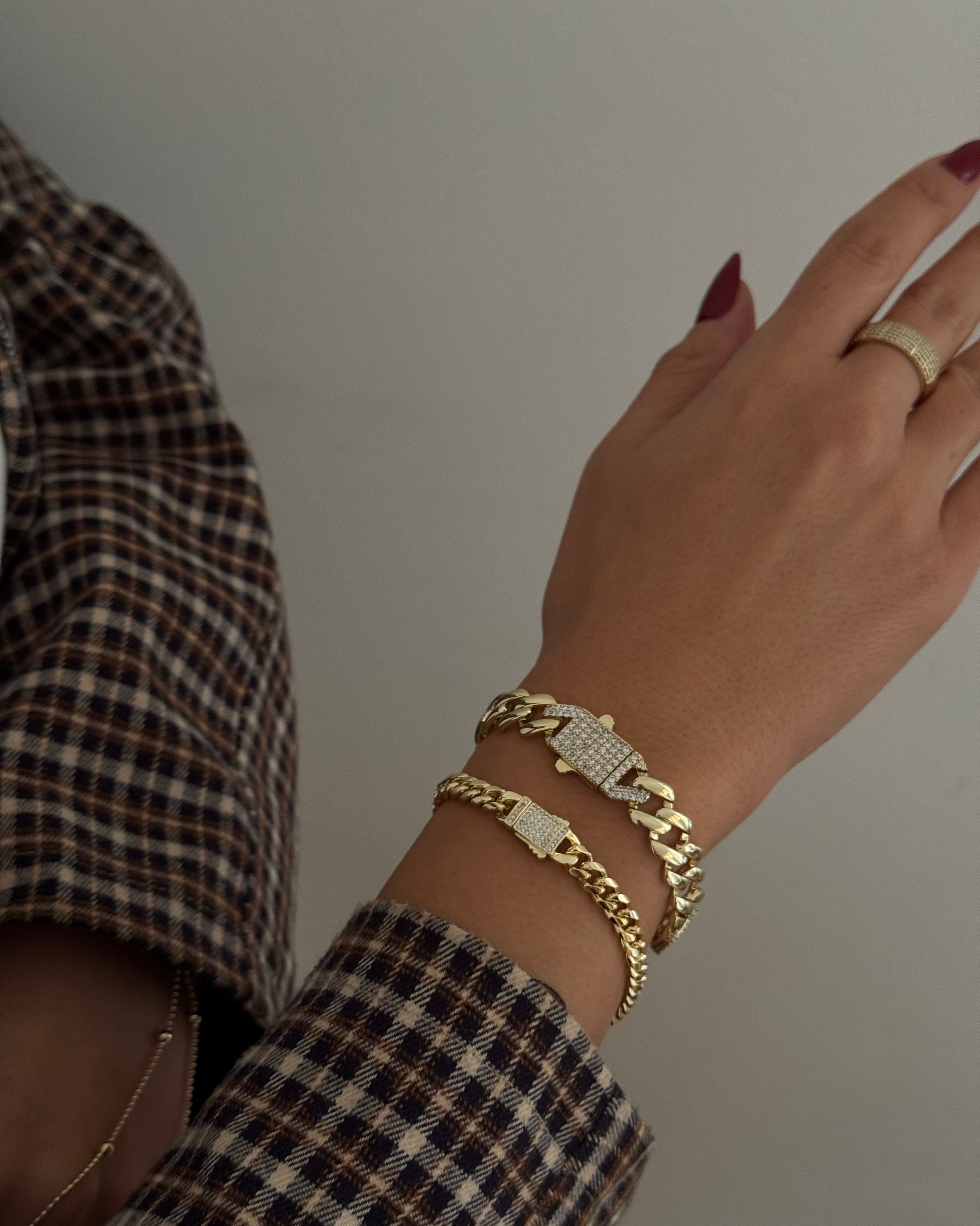 Armband VIP Gurmet Endless -14K vergoldet