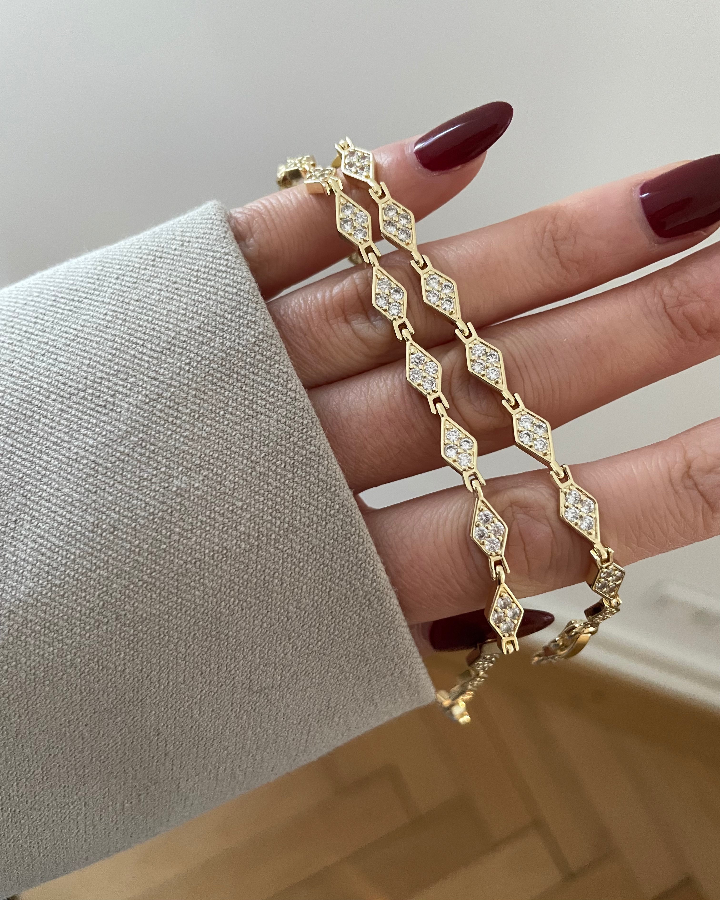 Armband VIP Triangle -14K vergoldet