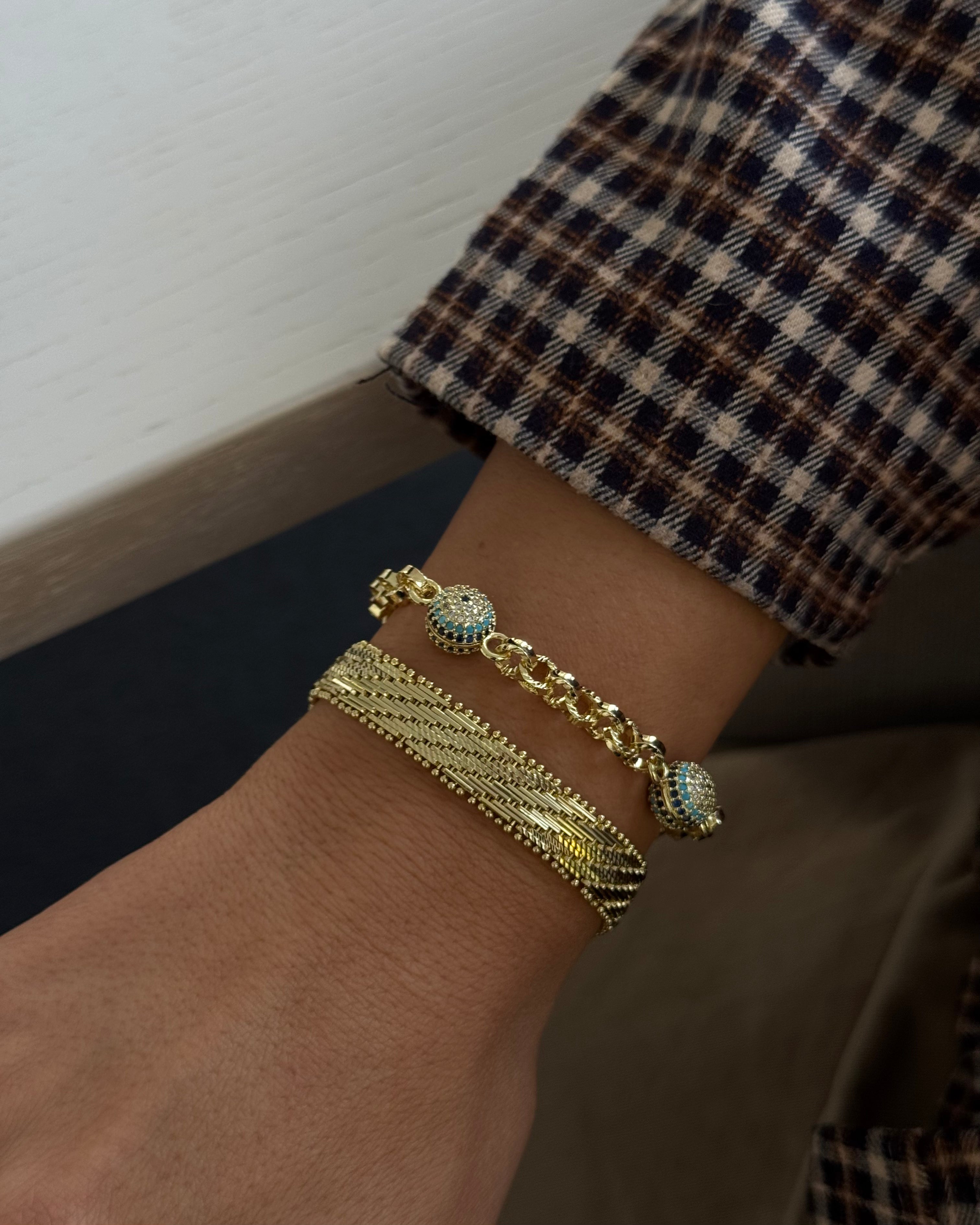 Armband VIP Chic Luxe Bold -14K vergoldet
