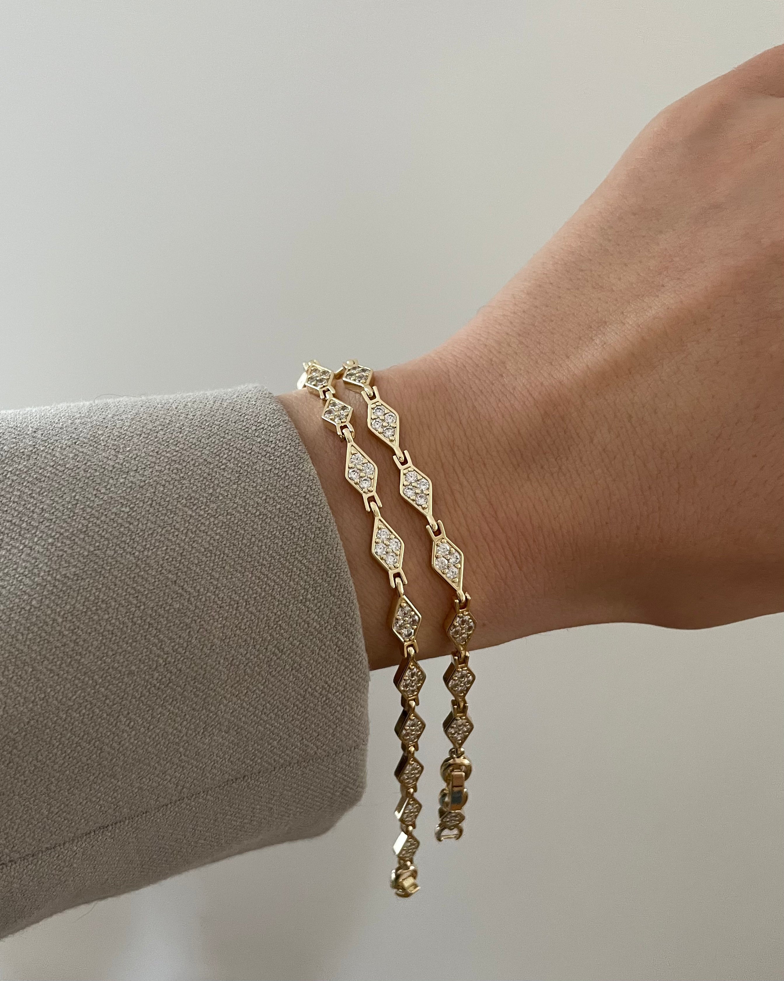 Armband VIP Triangle -14K vergoldet