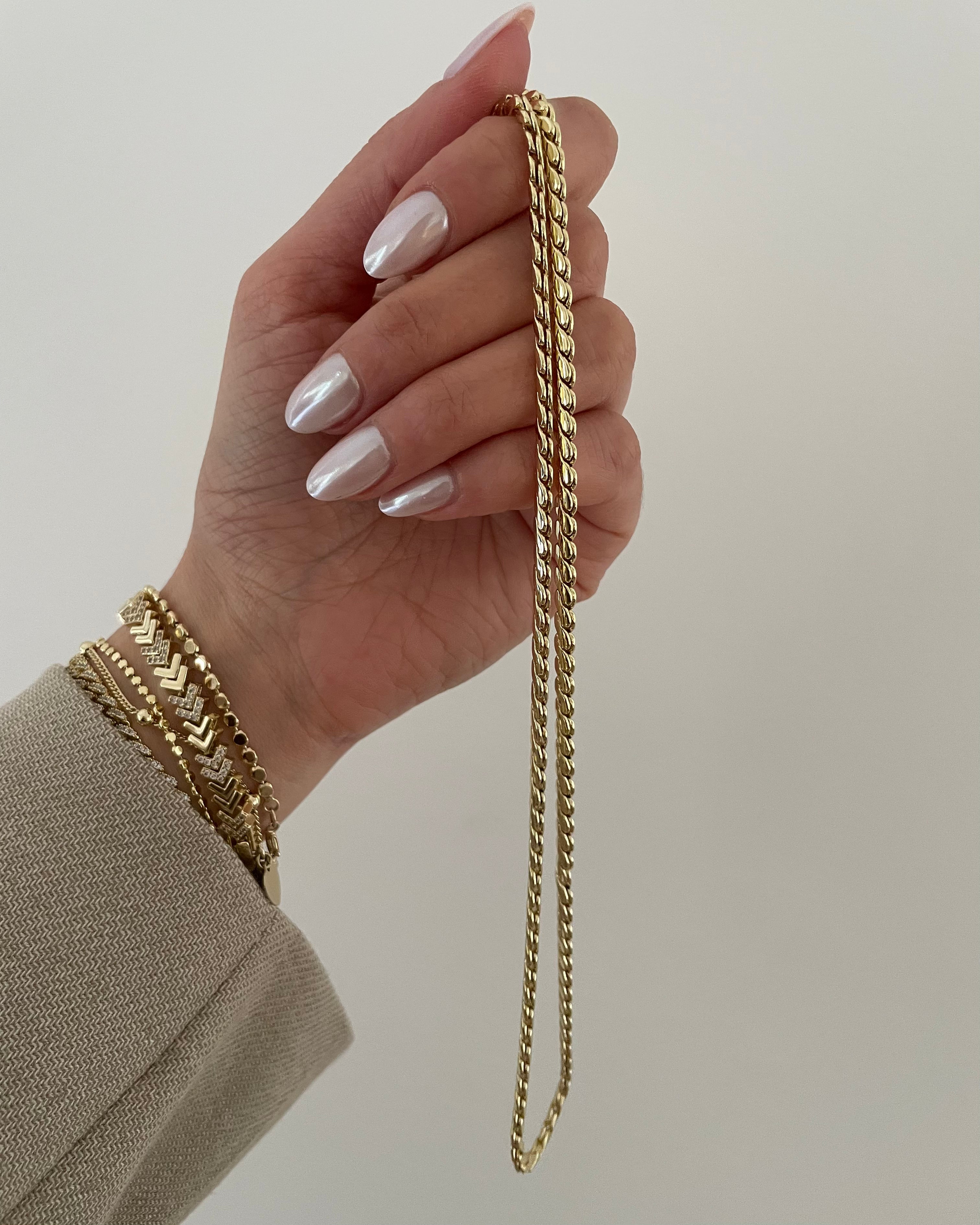 Kette VIP Bold Gurmet -14K vergoldet