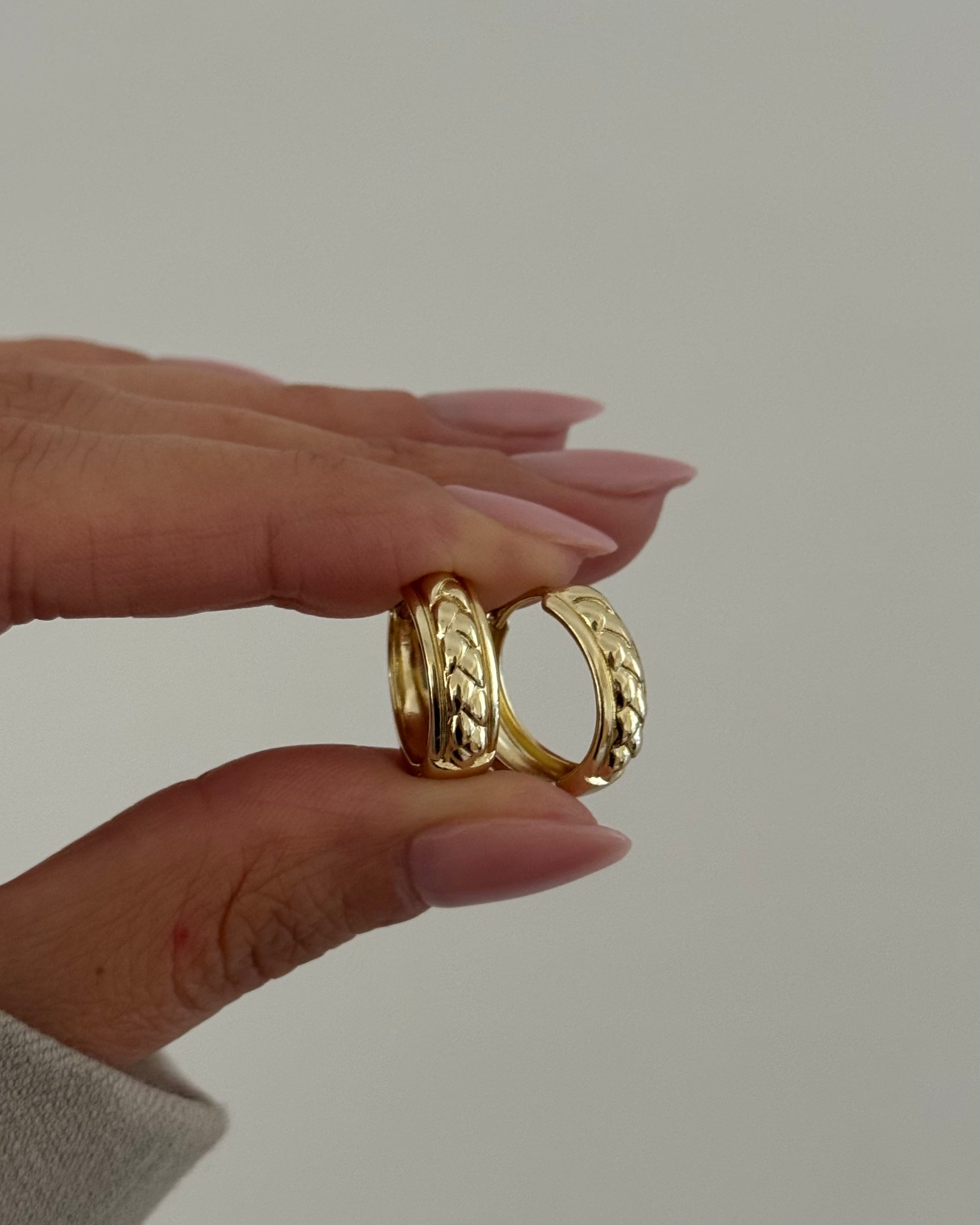 Creolen VIP Basic Meli -14K vergoldet