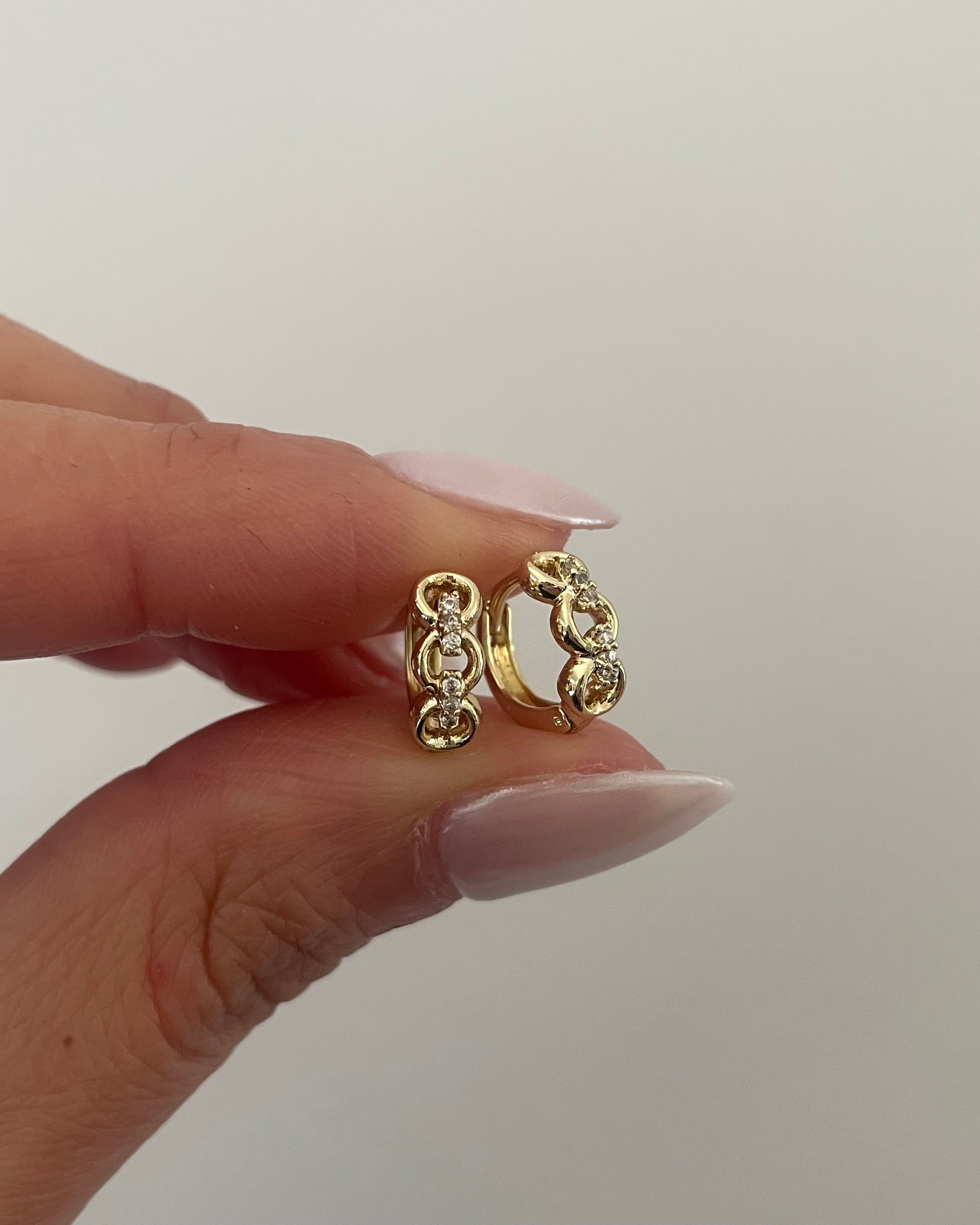 Creolen VIP Mini Circle -14K vergoldet
