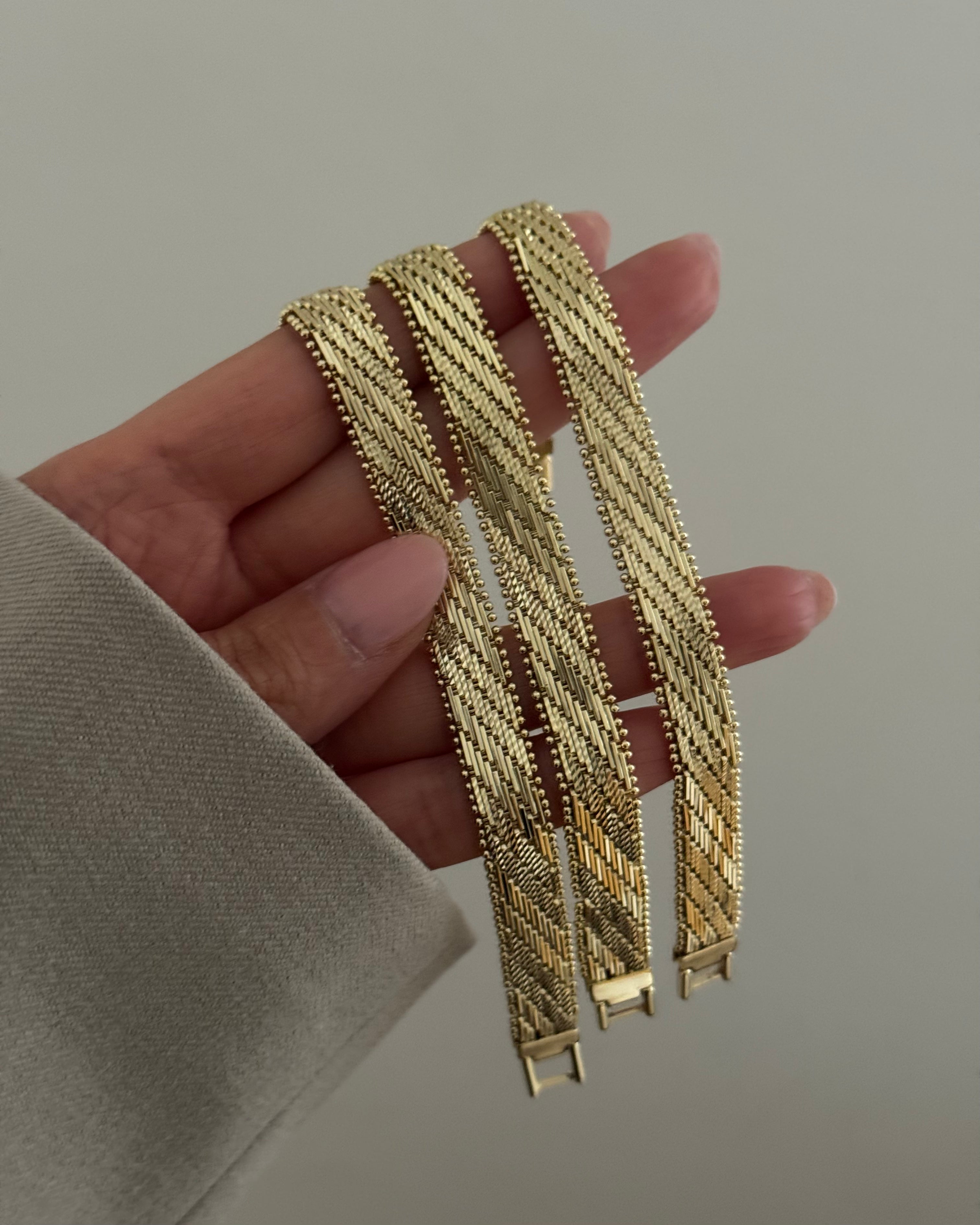 Armband VIP Chic Luxe Bold -14K vergoldet