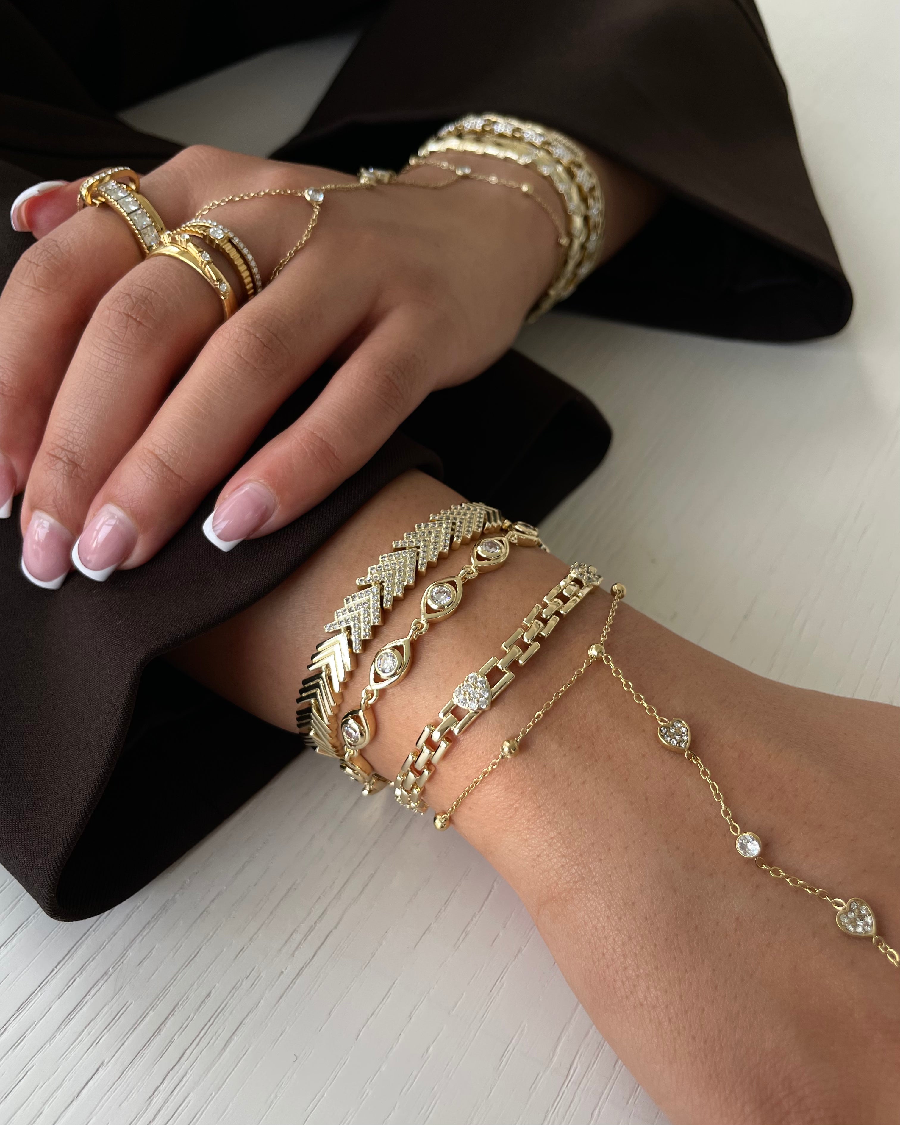 Armband VIP Eye - 14K vergoldet