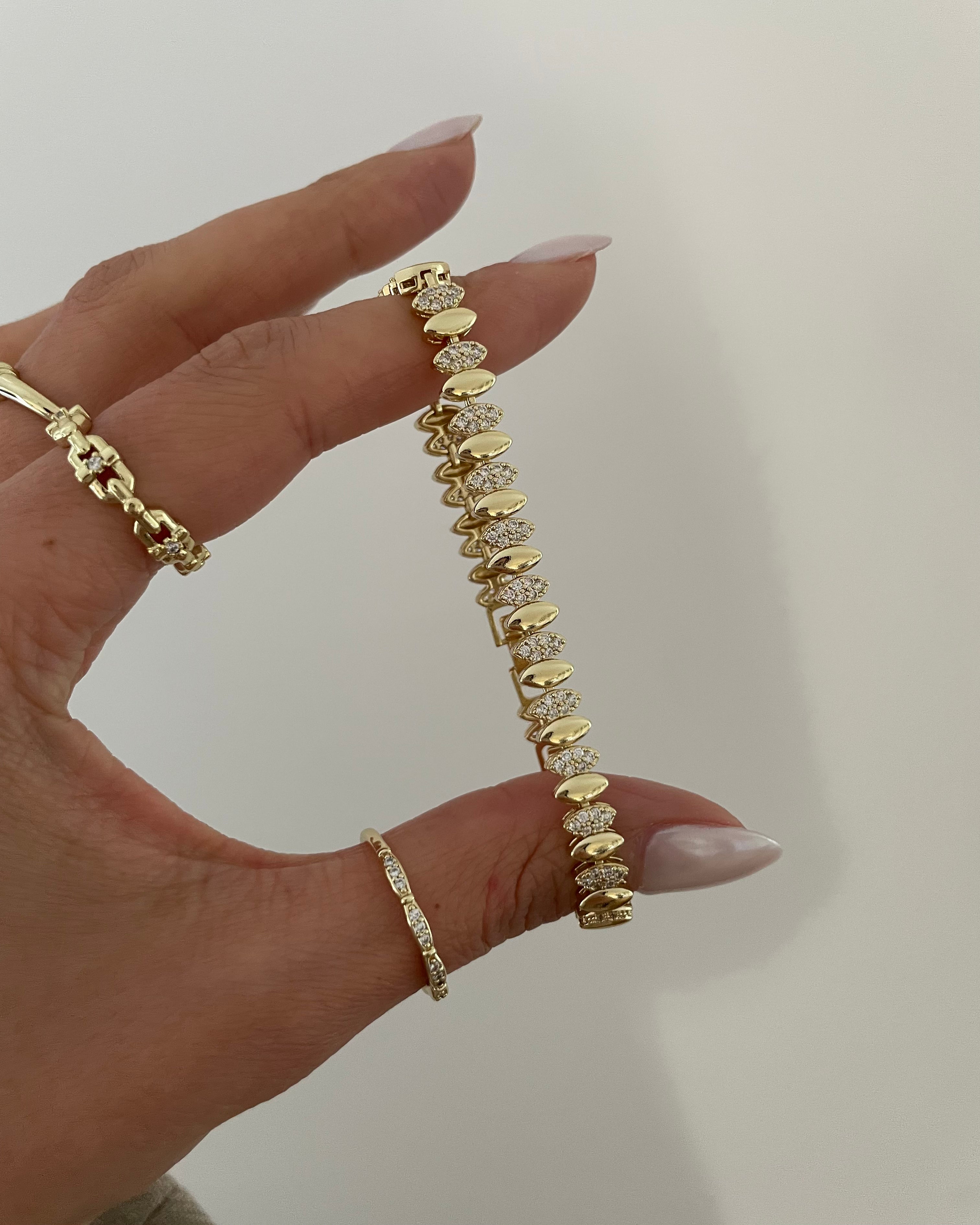 Armband VIP Drop Shine -14K vergoldet