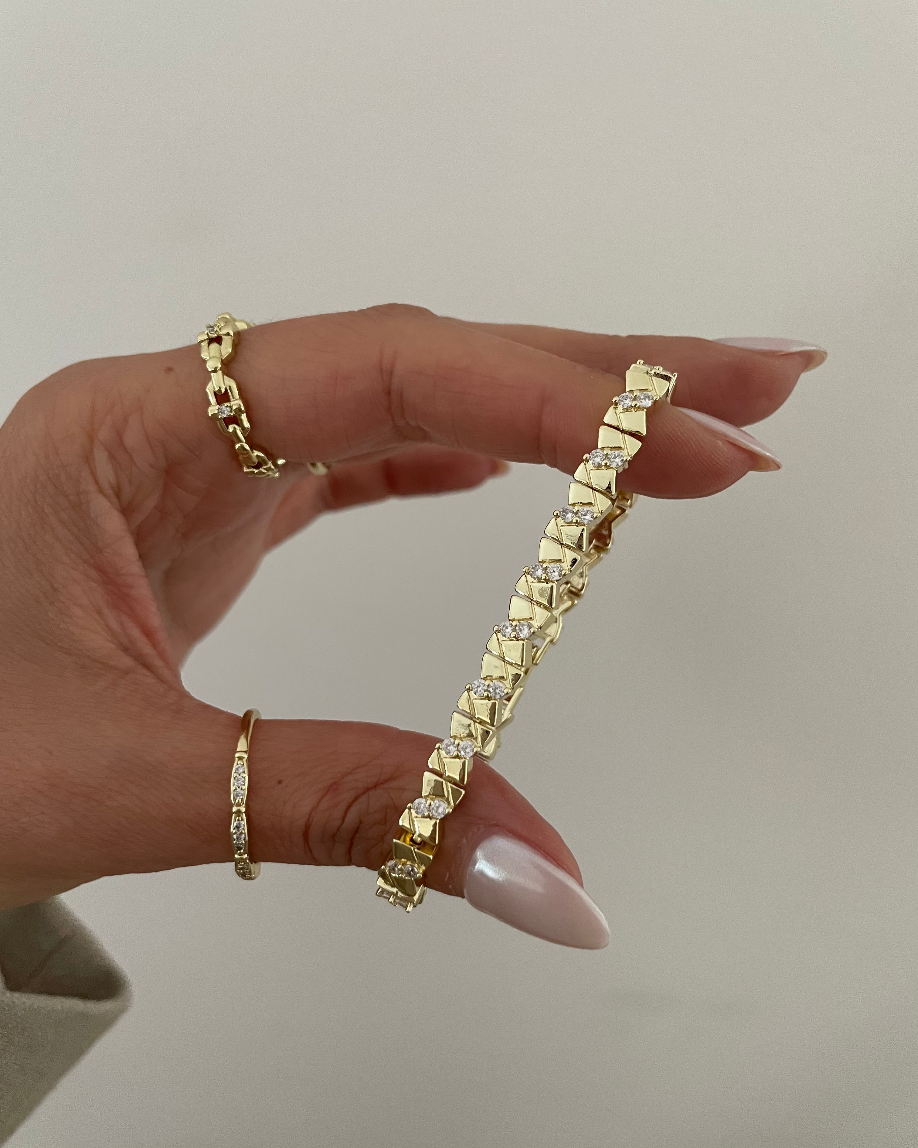 Armband VIP Facet -14K vergoldet