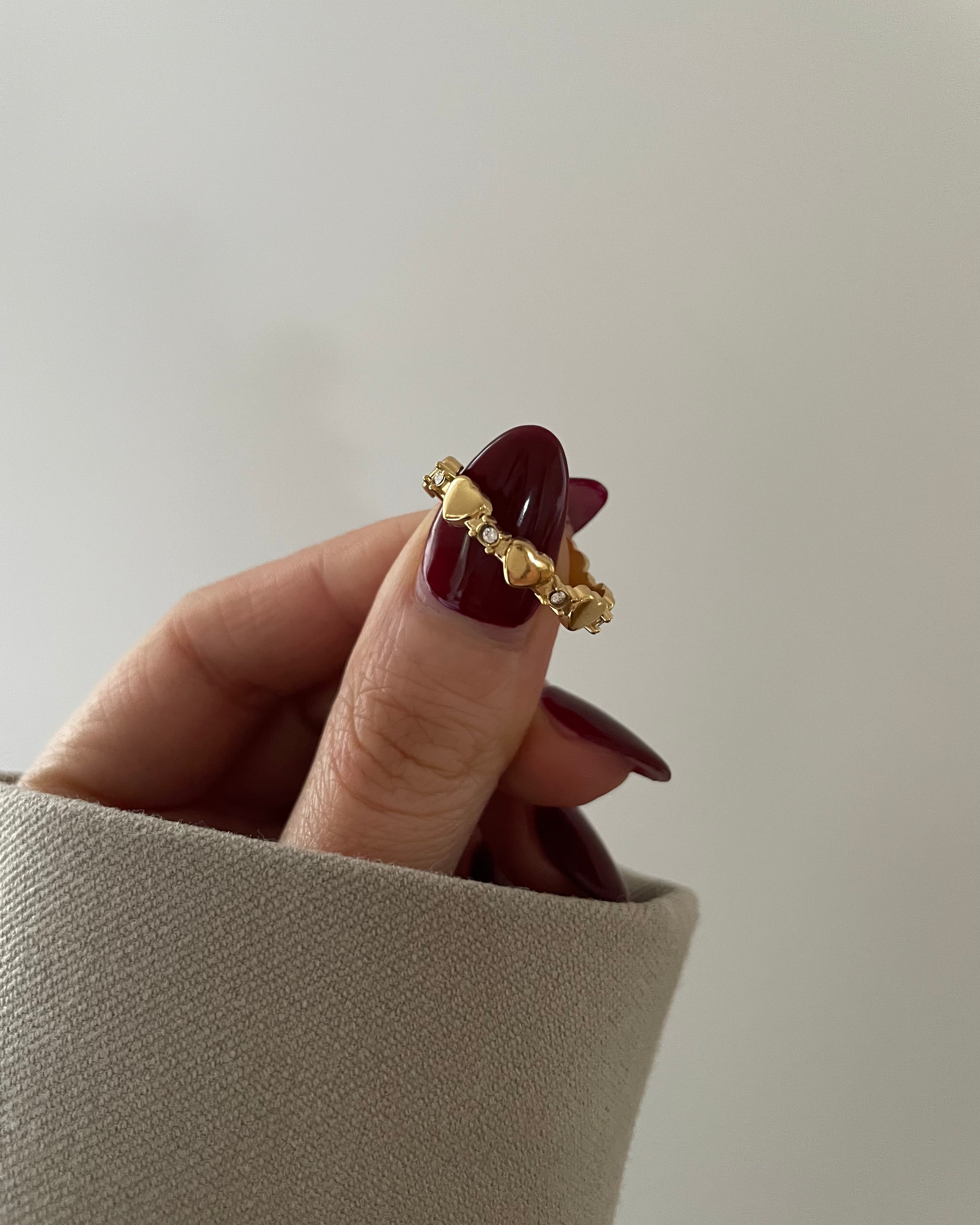 Ring Heart Shiny - 18K vergoldet