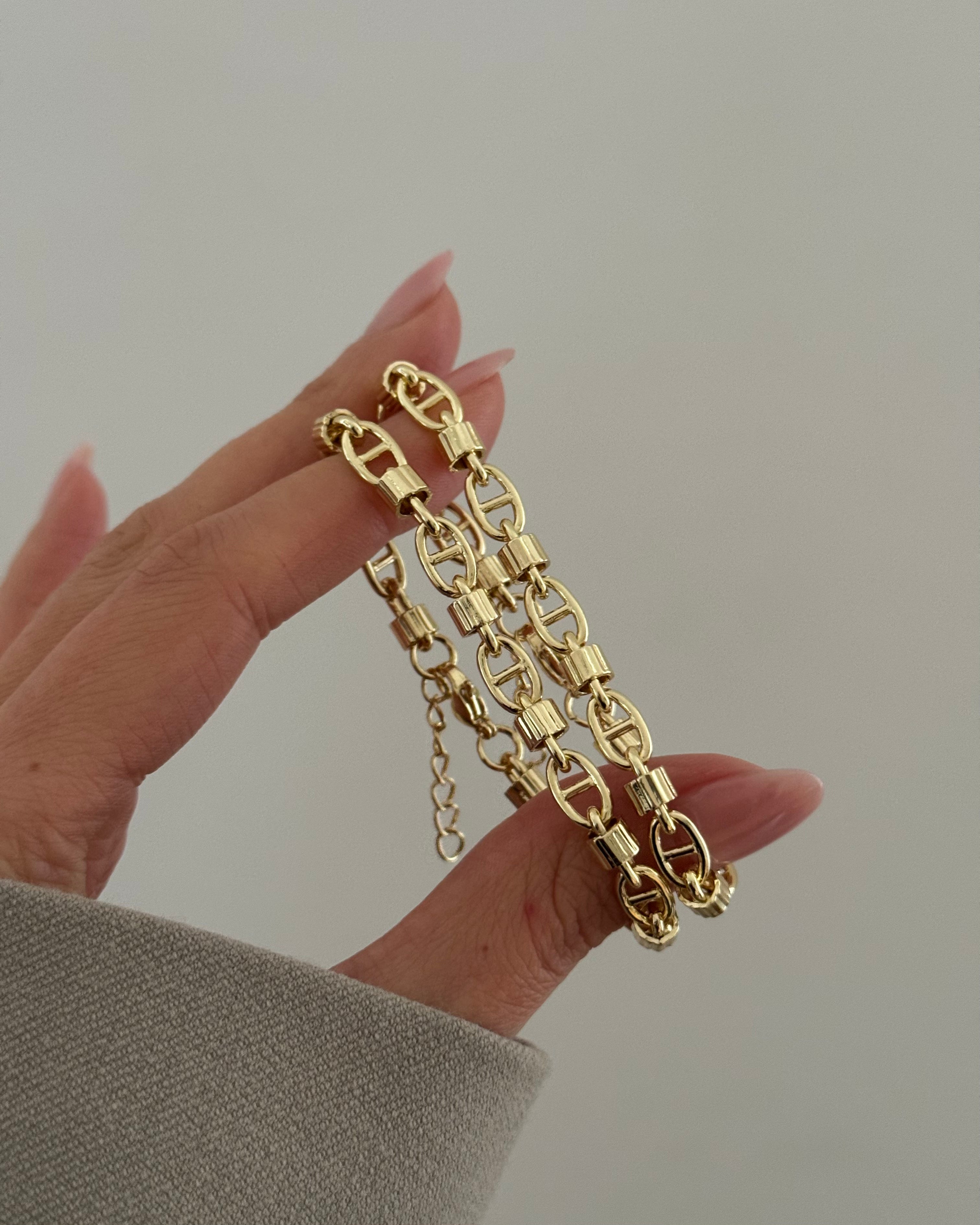 Armband VIP Golden DD -14K vergoldet
