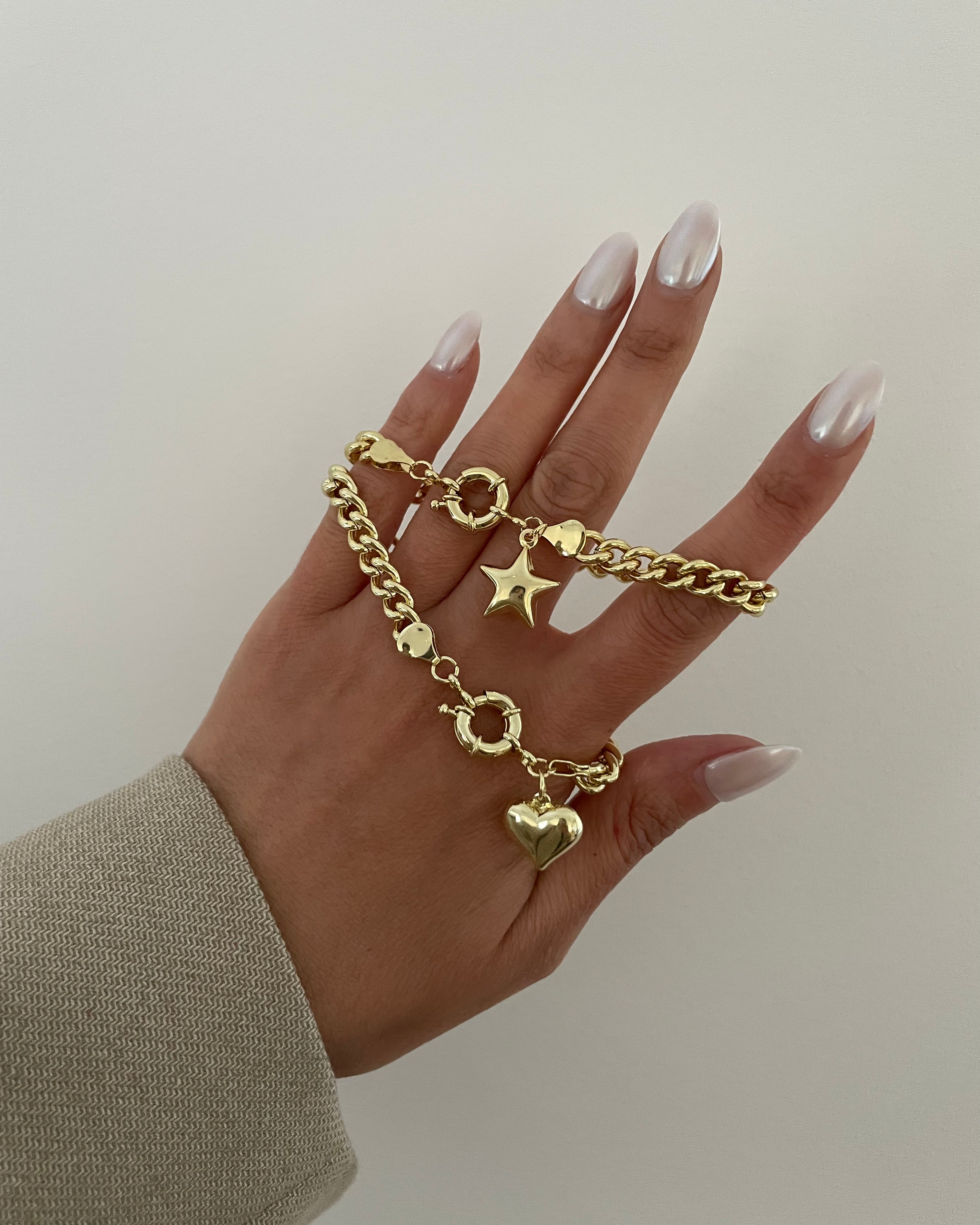 Armband VIP Charm -14K vergoldet