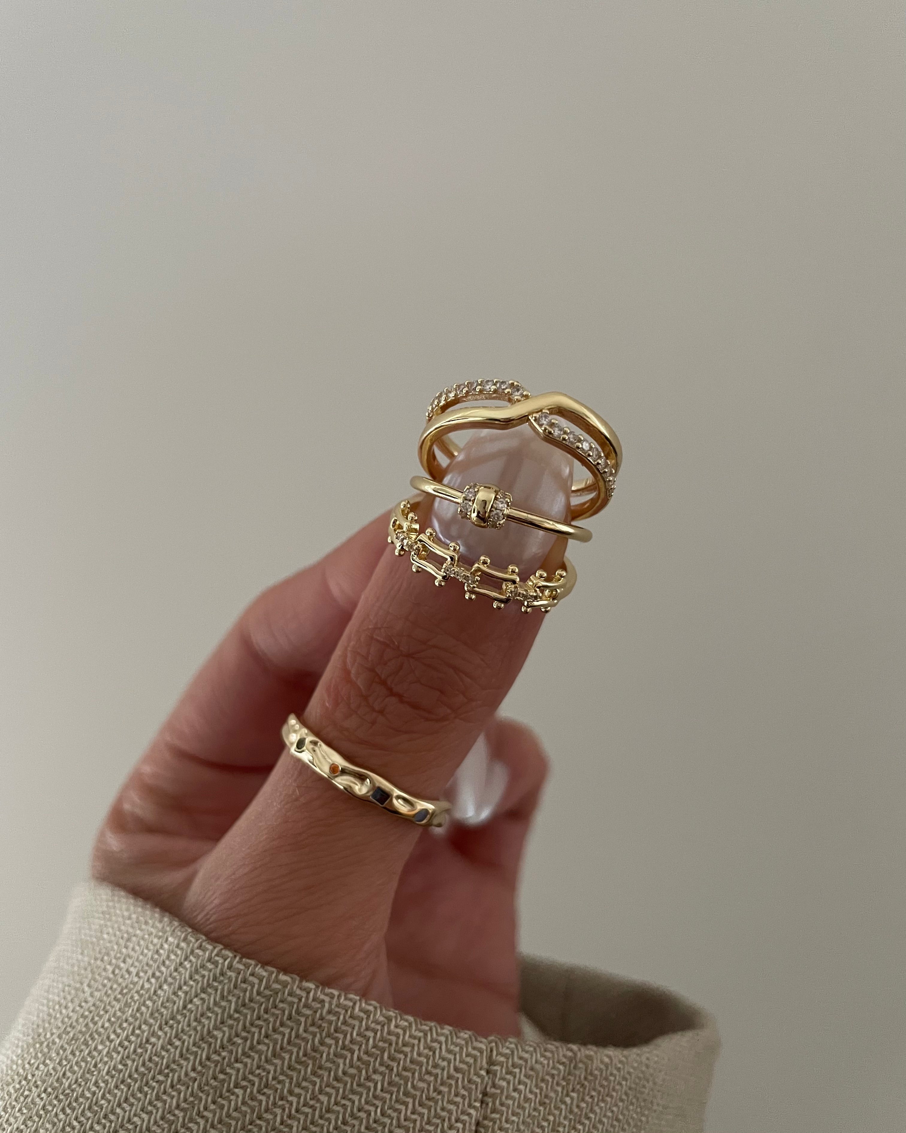 Ring VIP Fine Nael -14K vergoldet