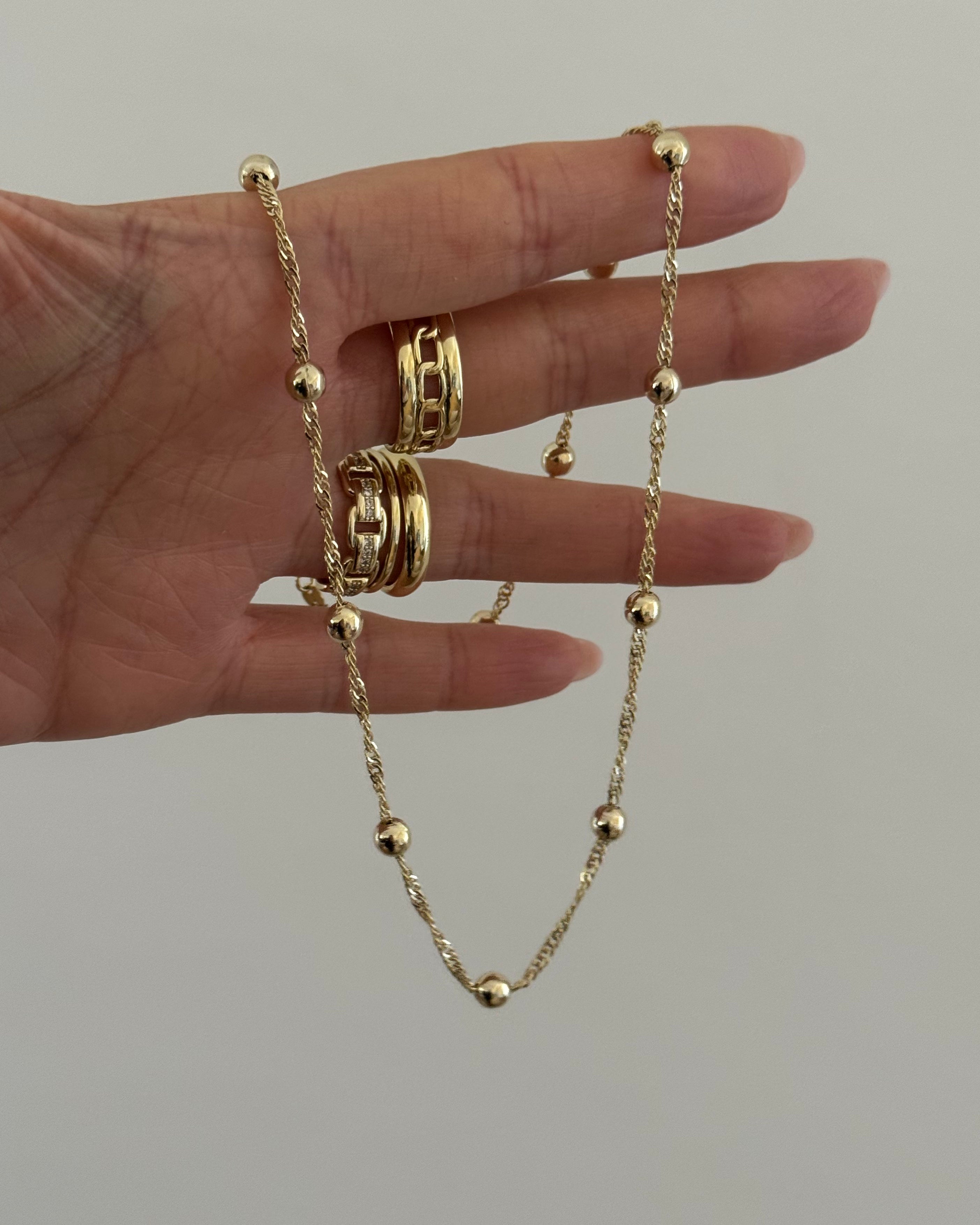 Kette VIP Eliz -14K vergoldet