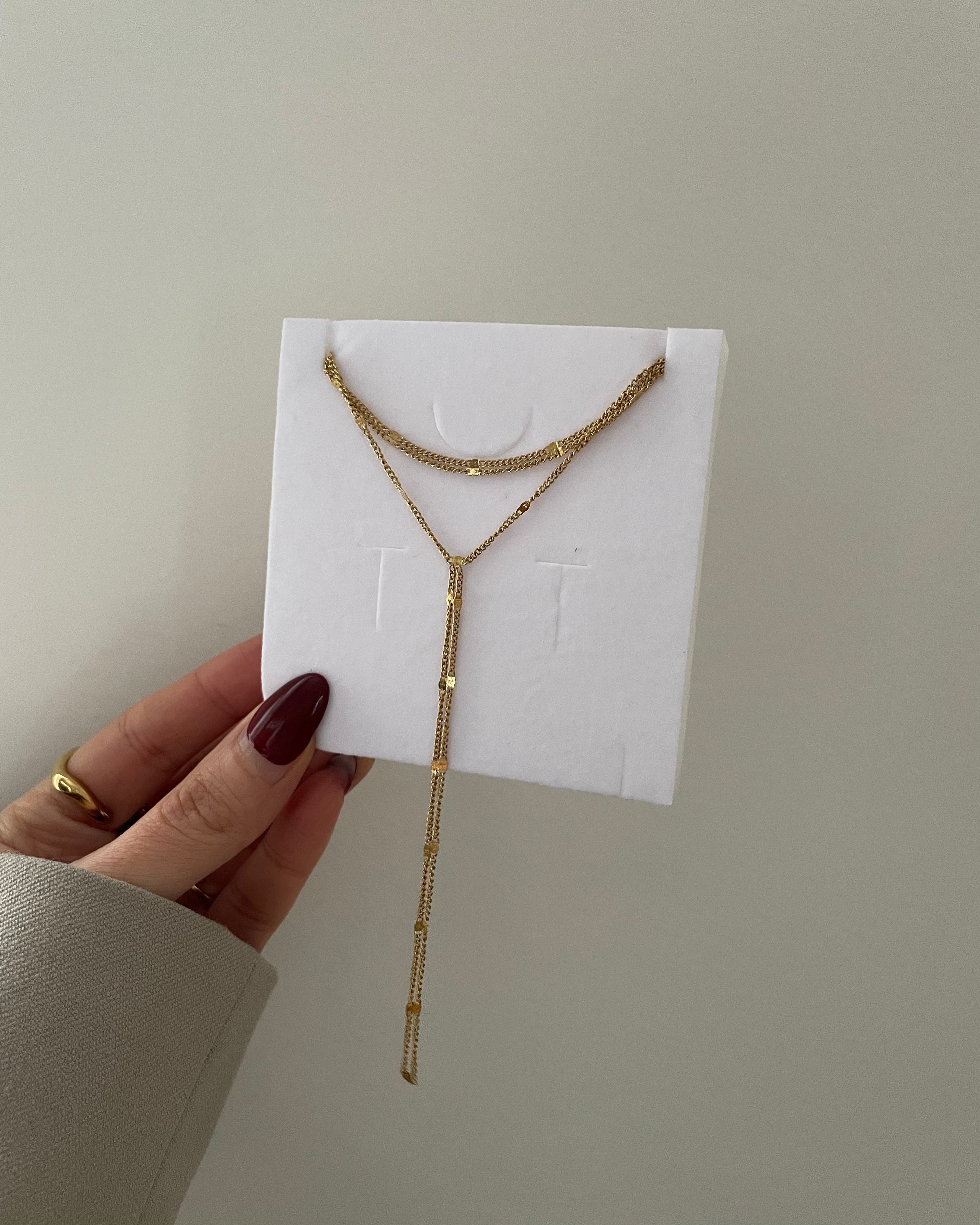 Hand Chain Layer Elegance 18K vergoldet