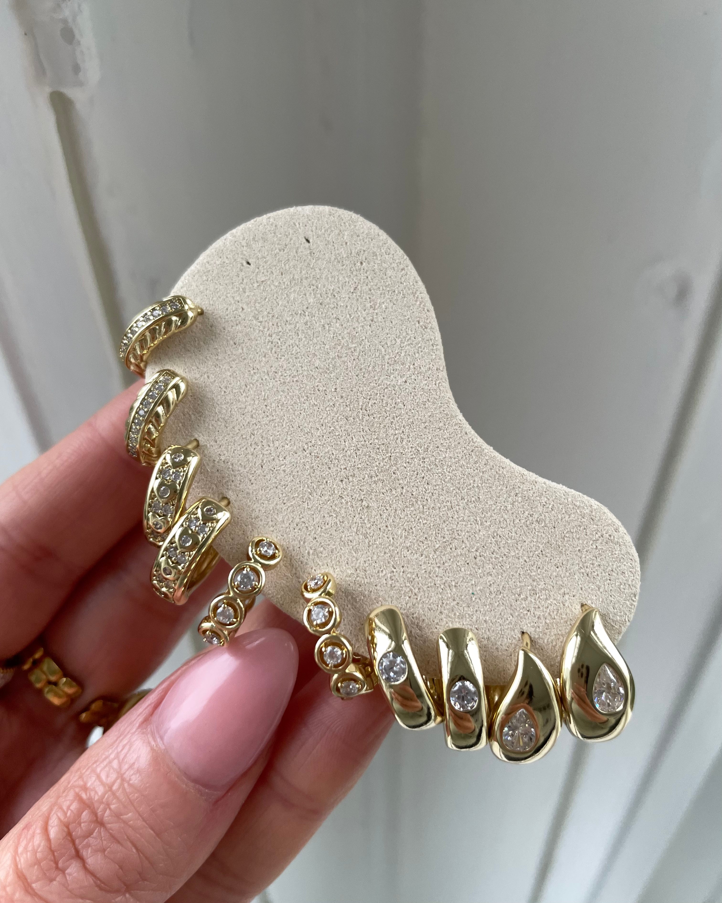 Creolen VIP Shiny Heart - 14K Vergoldet