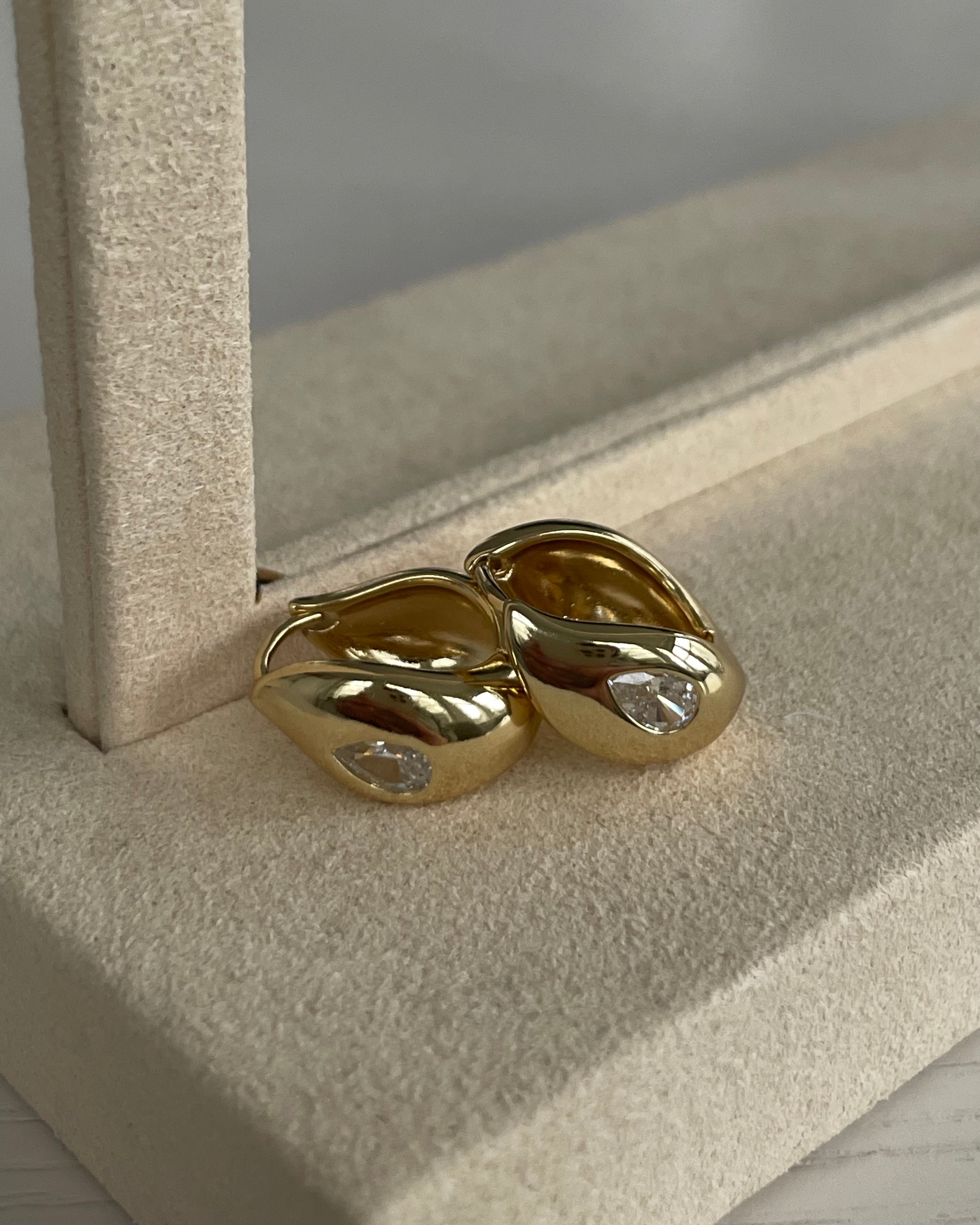 Ohrringe VIP Drop - 14K vergoldet