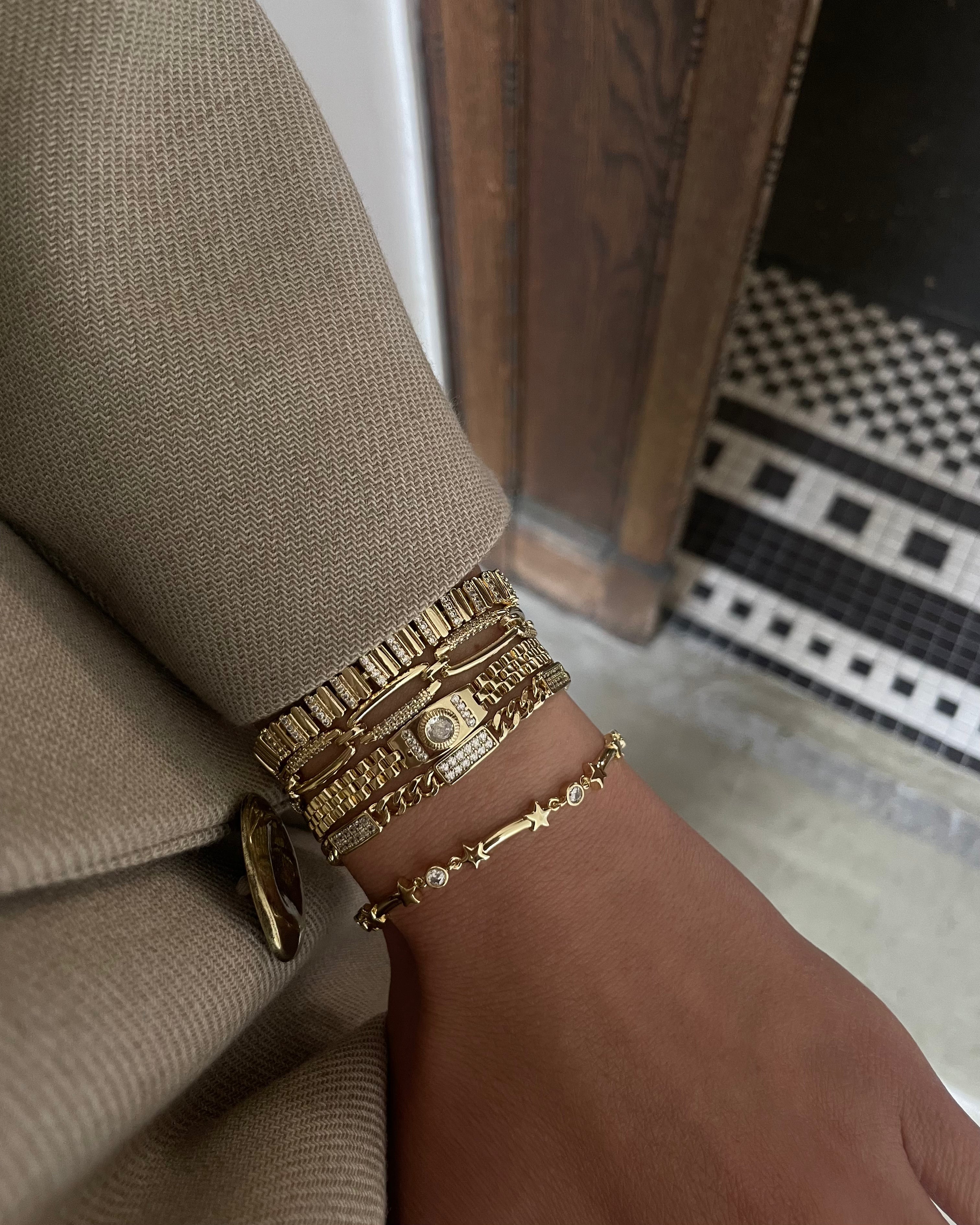 Armband VIP Astre -14K vergoldet