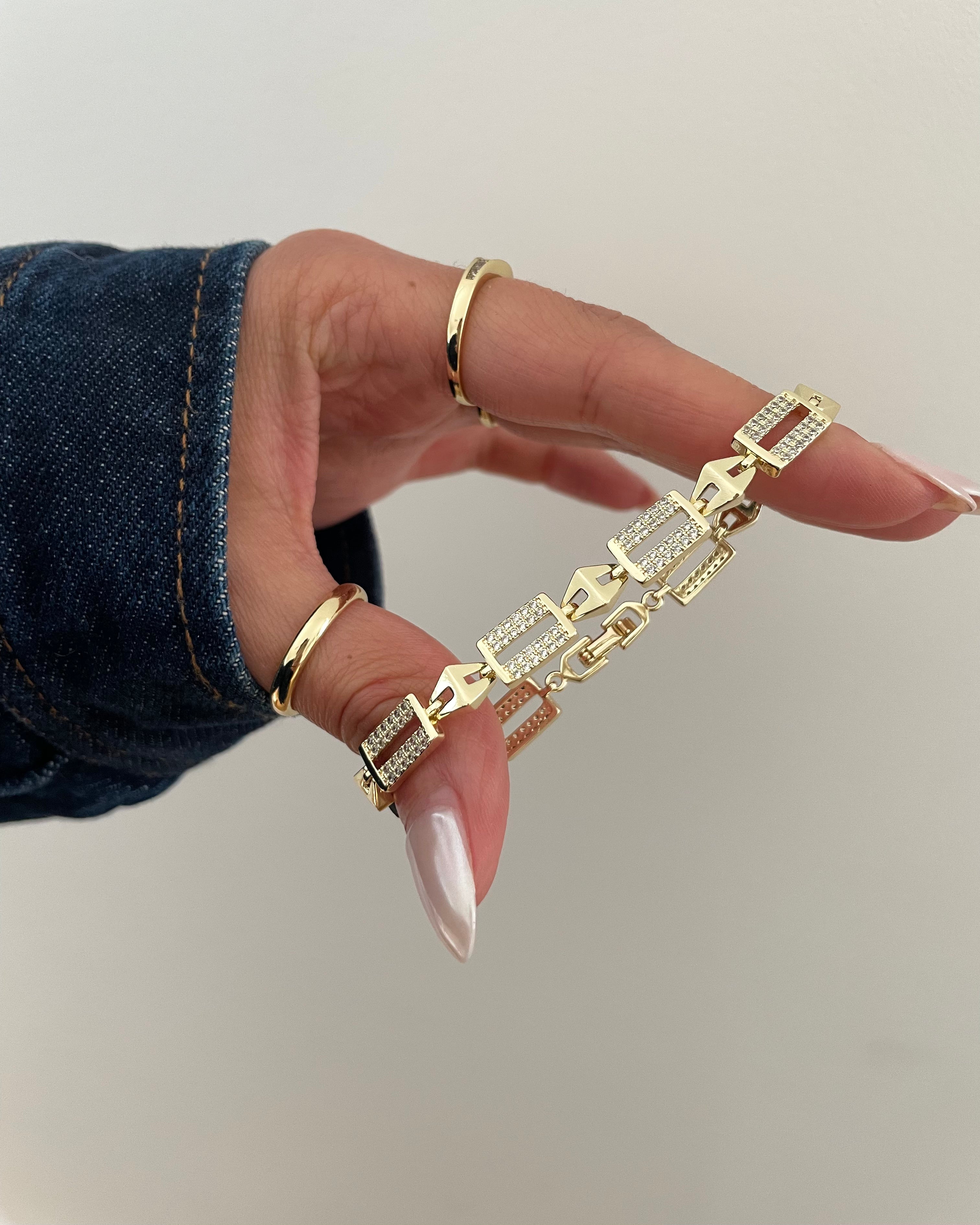 Armband VIP Frame -14K vergoldet