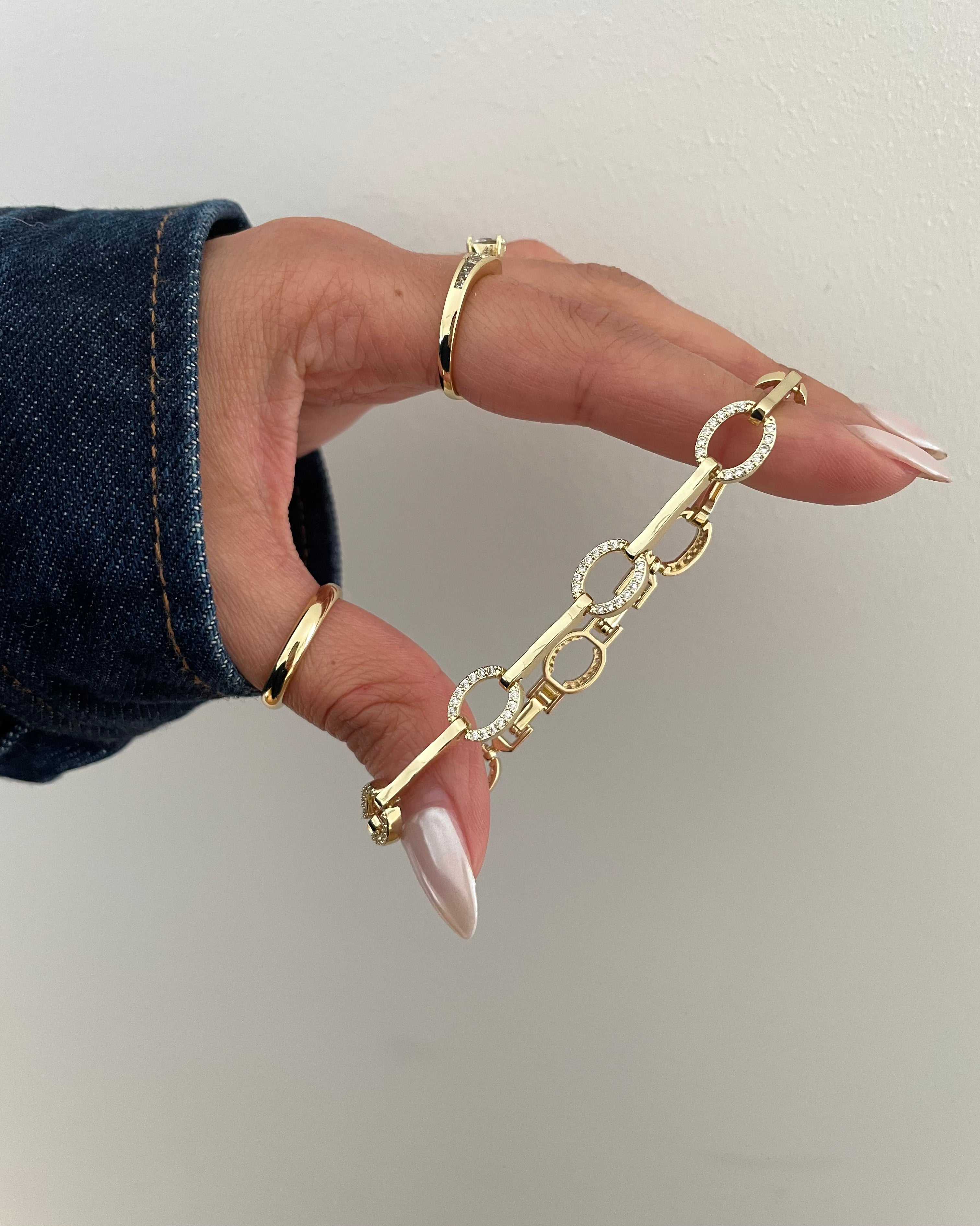 Armband VIP Roundline -14K vergoldet