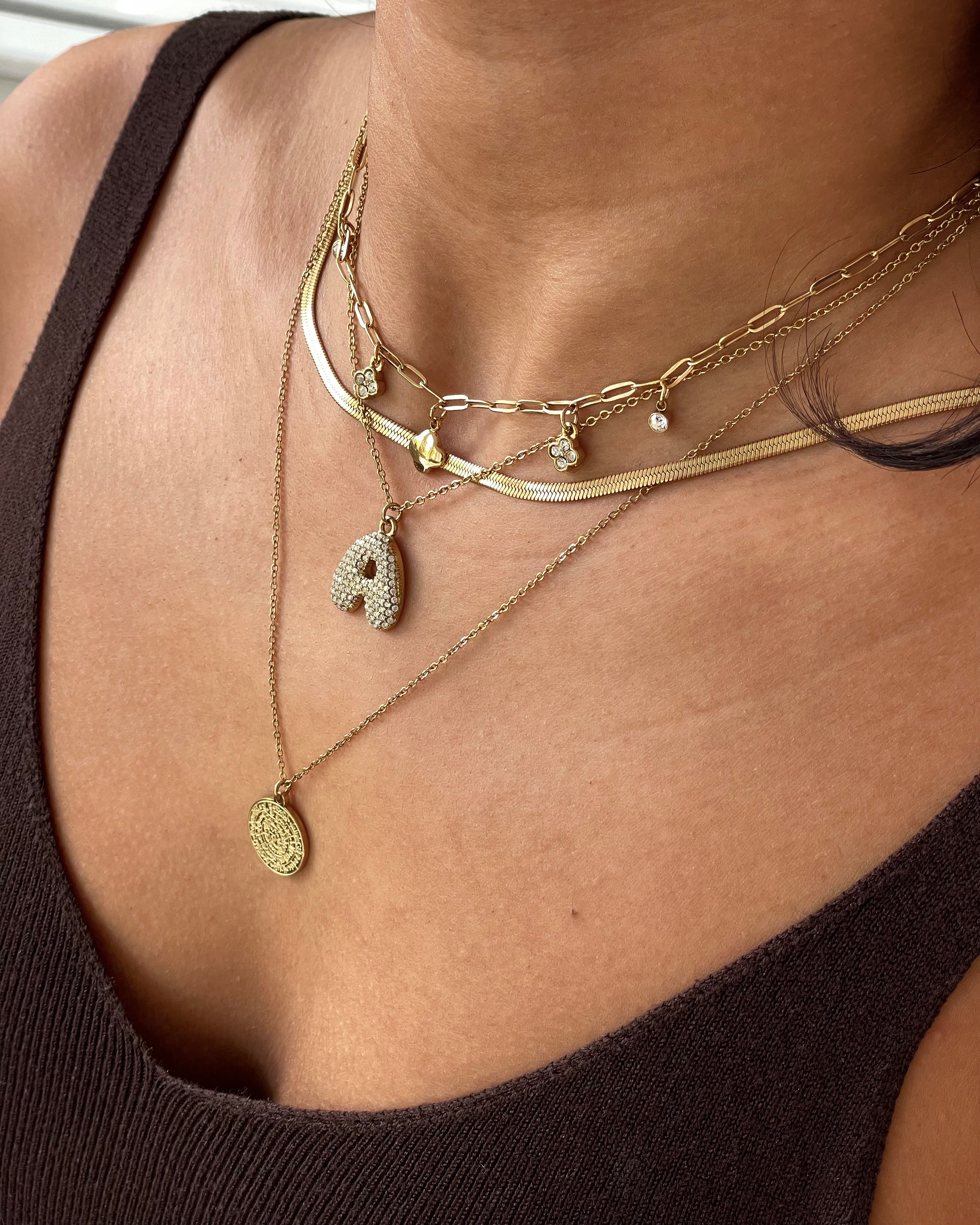 Kette Layer Snake Coin