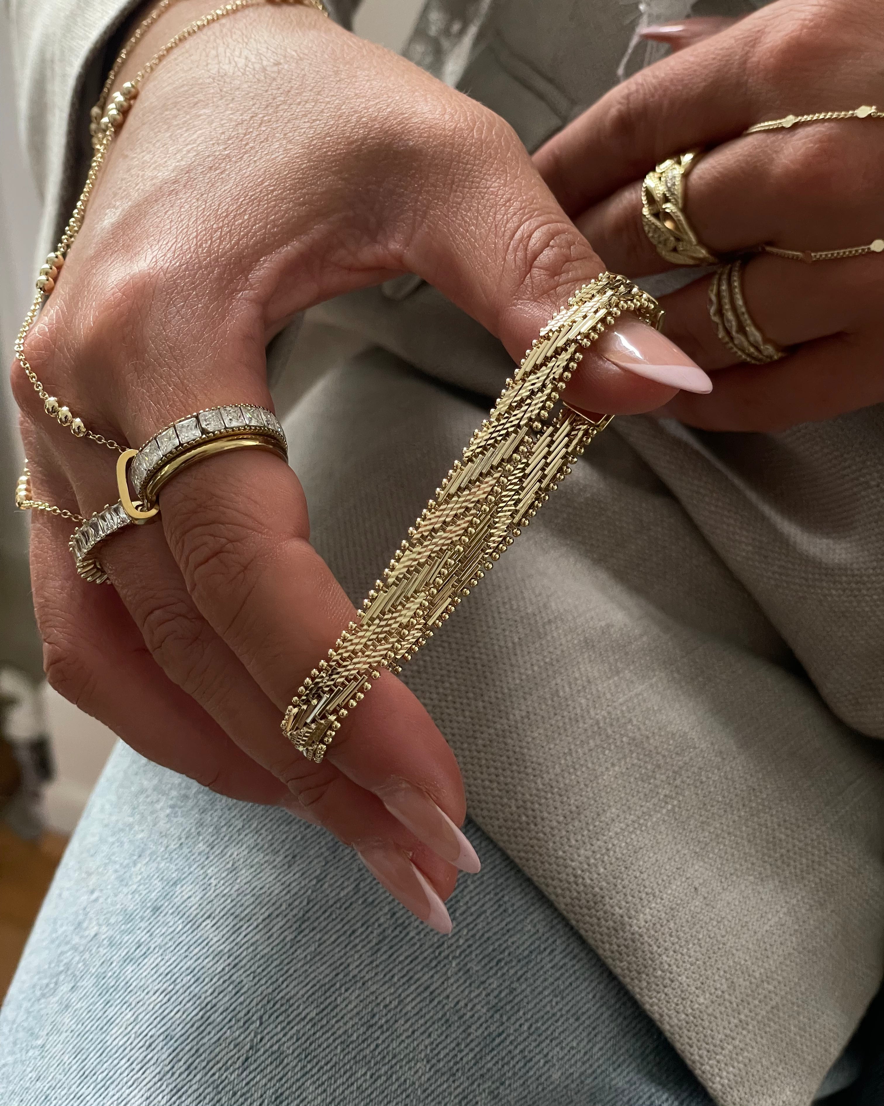 Armband VIP Chic Luxe -14K vergoldet