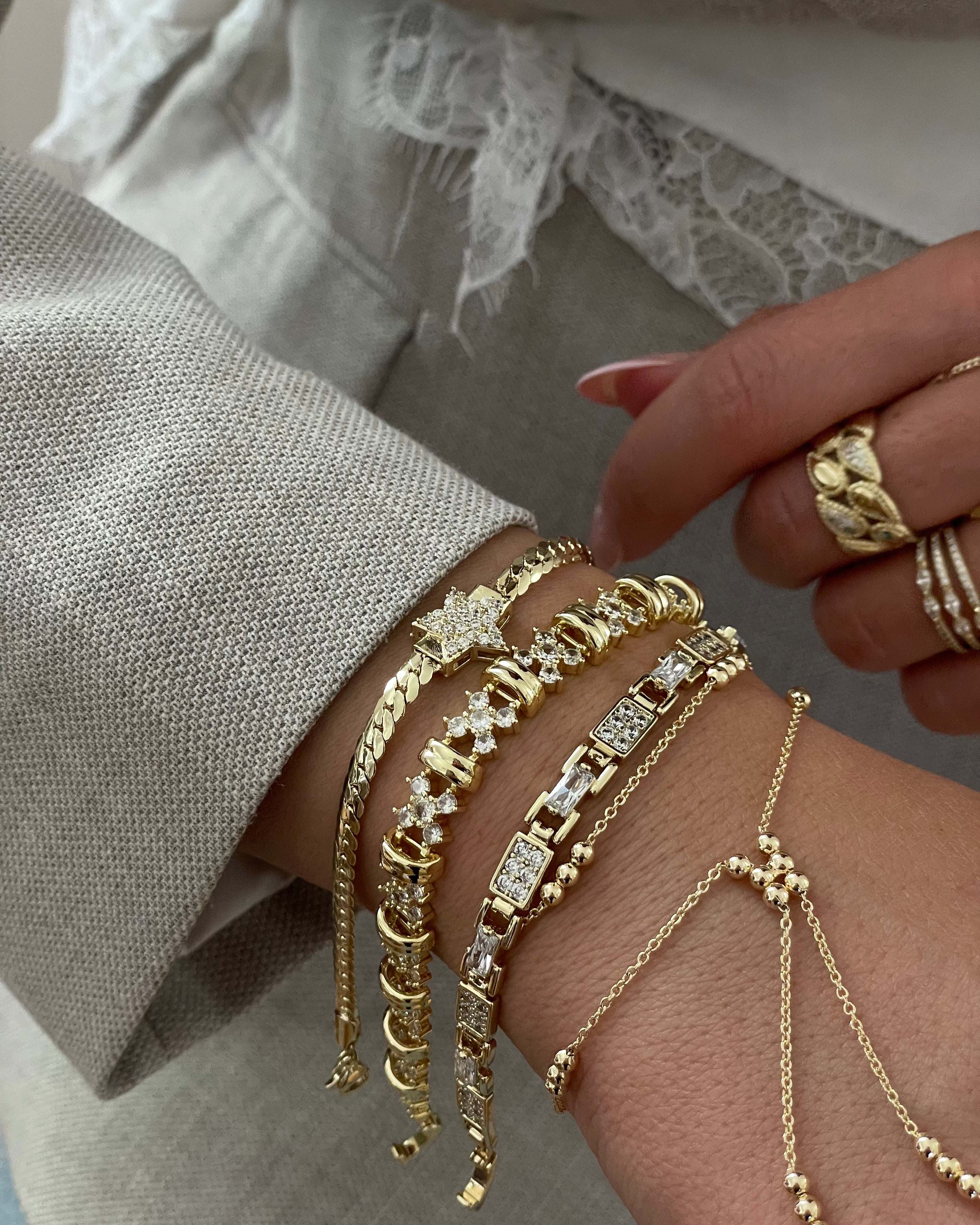 Armband VIP Chain Star -14K vergoldet