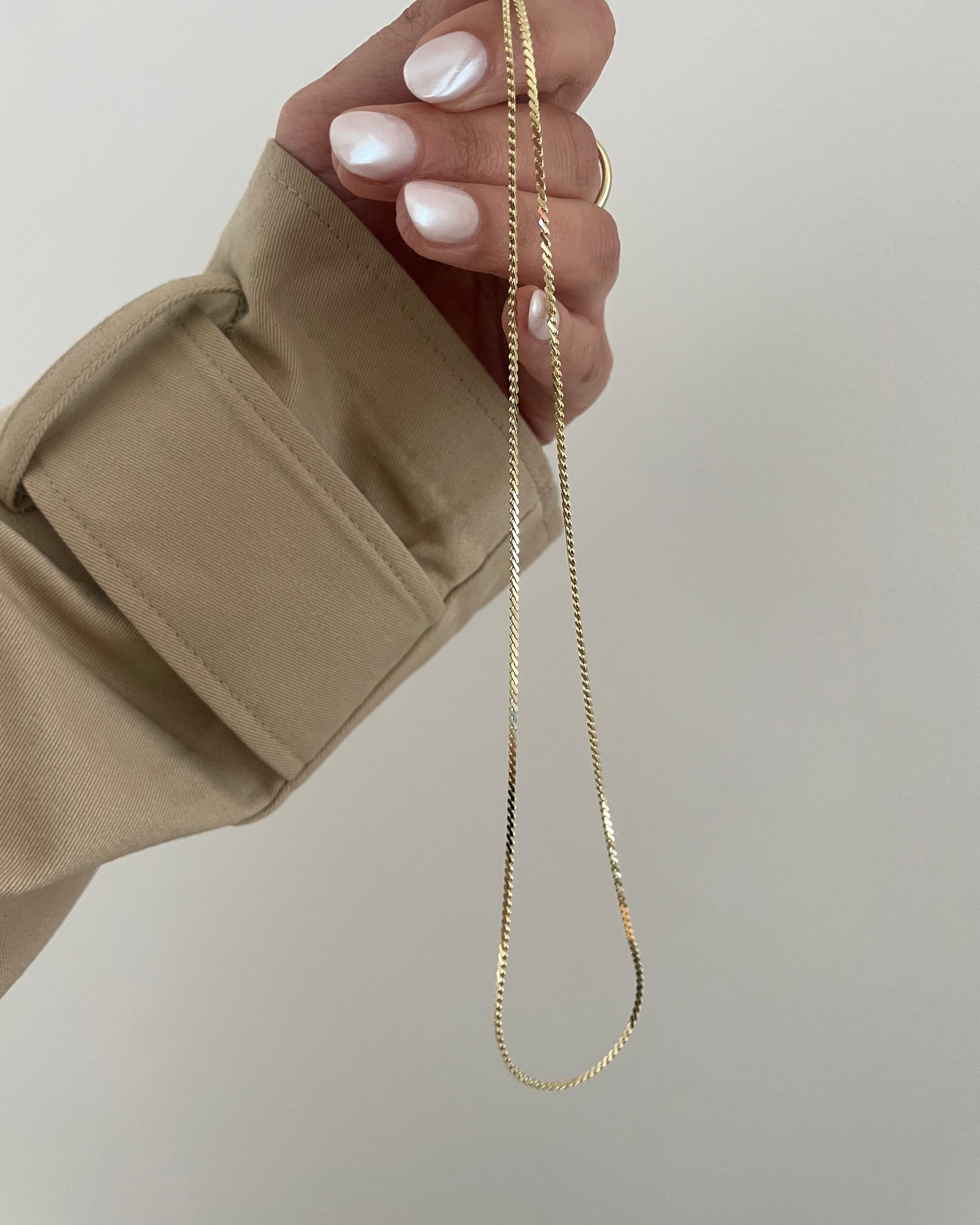 Kette VIP Tiny Gurmet -14K vergoldet