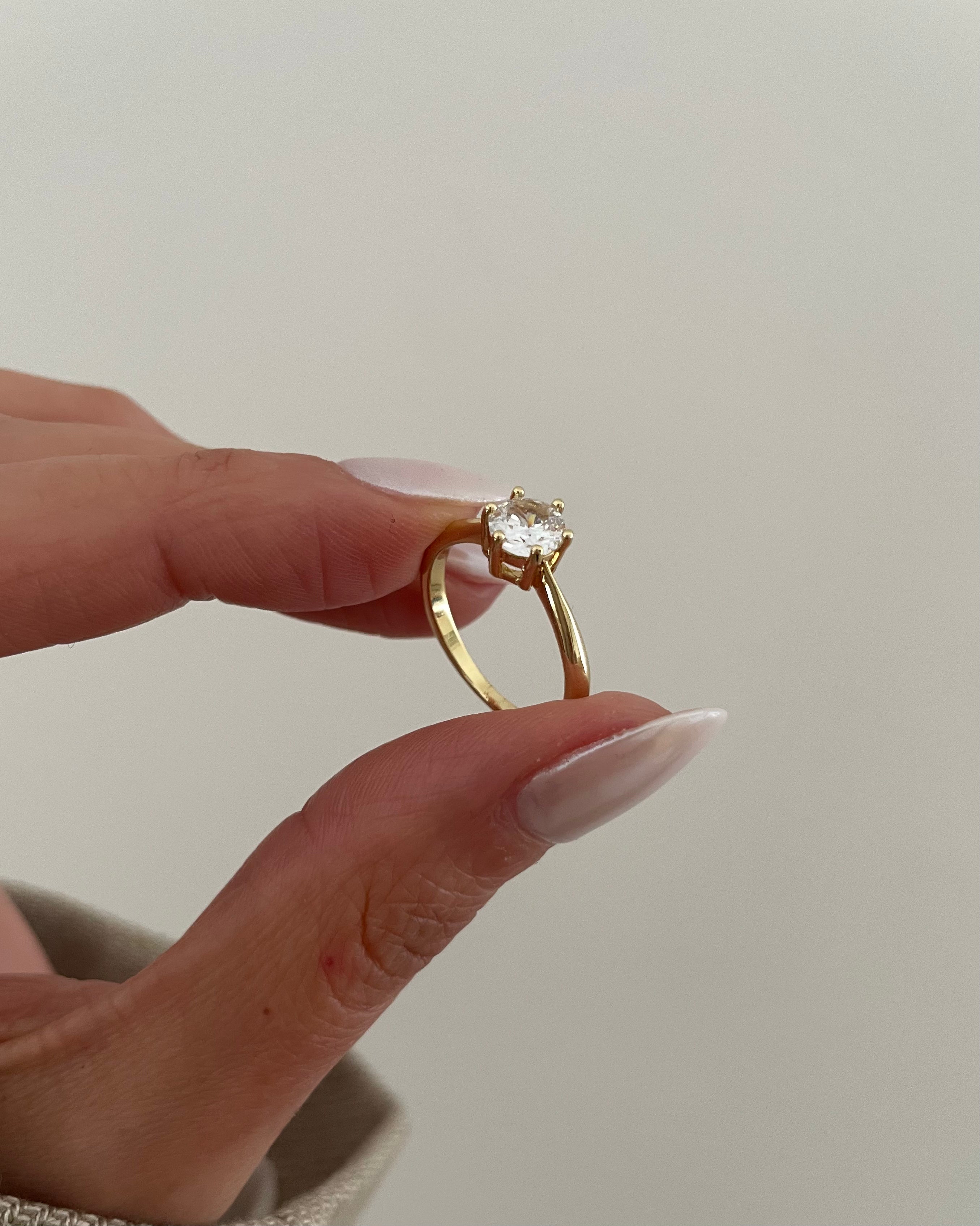 Ring VIP Elia -14K vergoldet