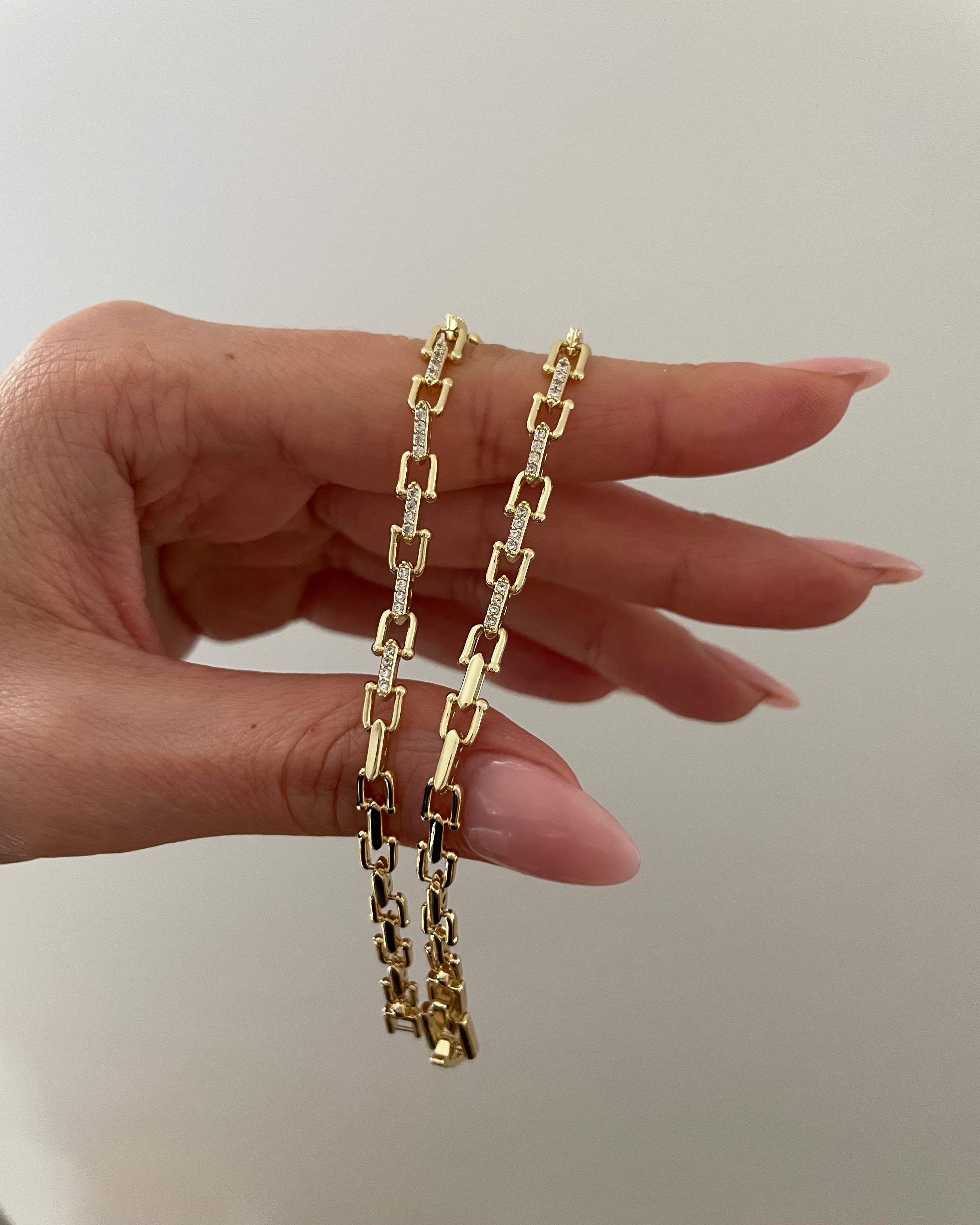 Armband VIP Fine Lock - 14K vergoldet