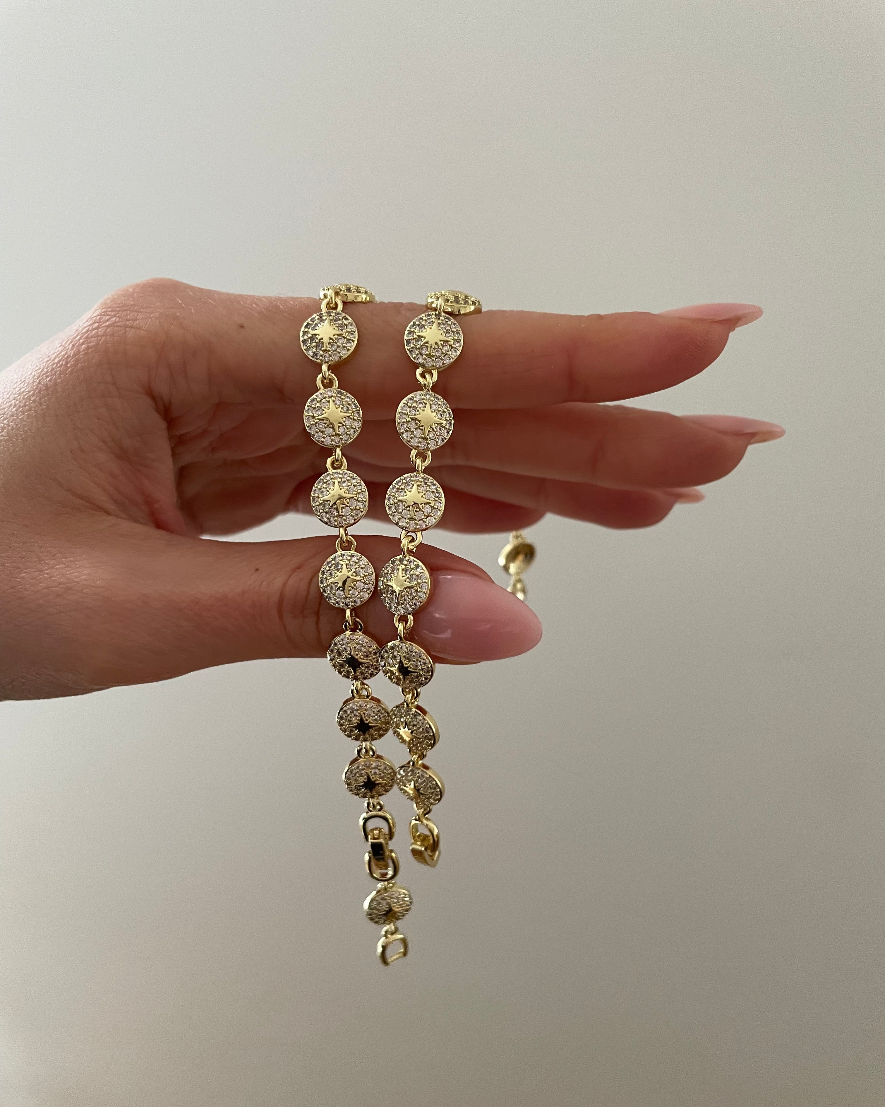 Armband VIP Luxe North Star - 14K vergoldet