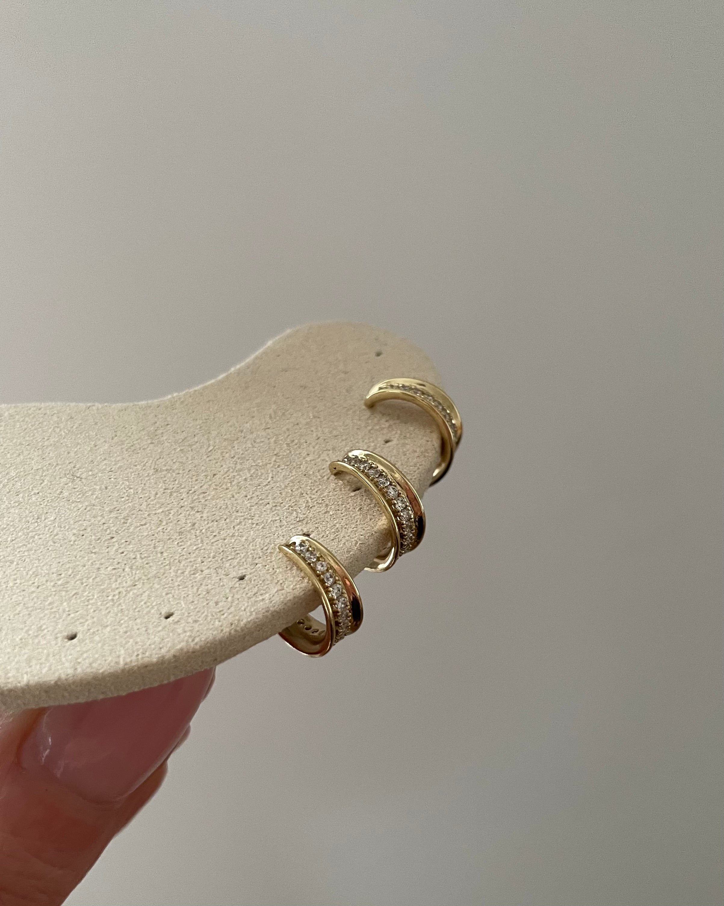 Earcuff Fine Shiny - 14K vergoldet