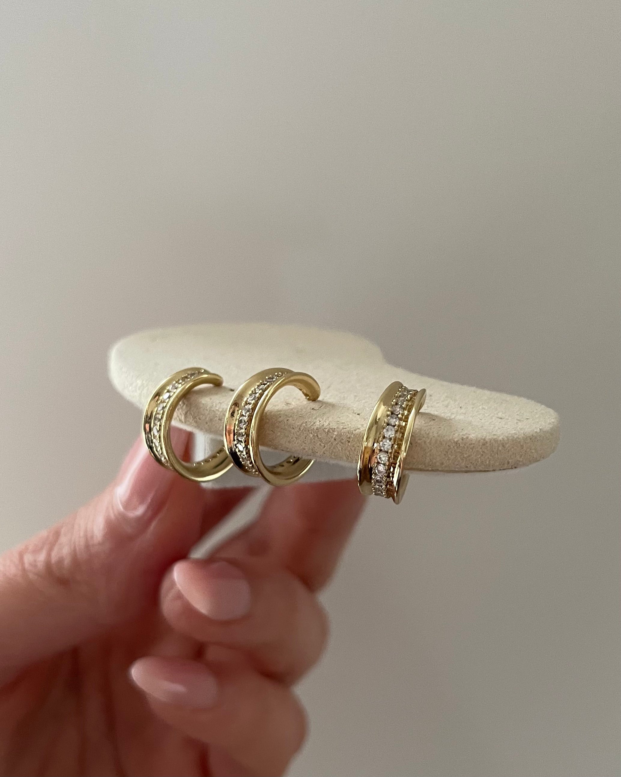 Earcuff Fine Shiny - 14K vergoldet