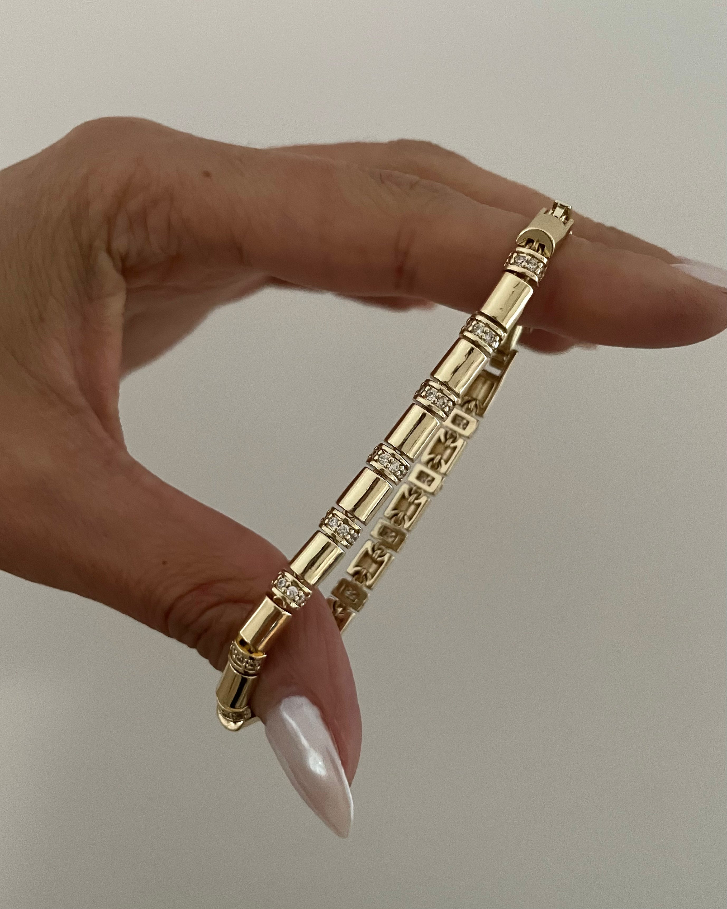Armband VIP Cubic Royale -14K vergoldet