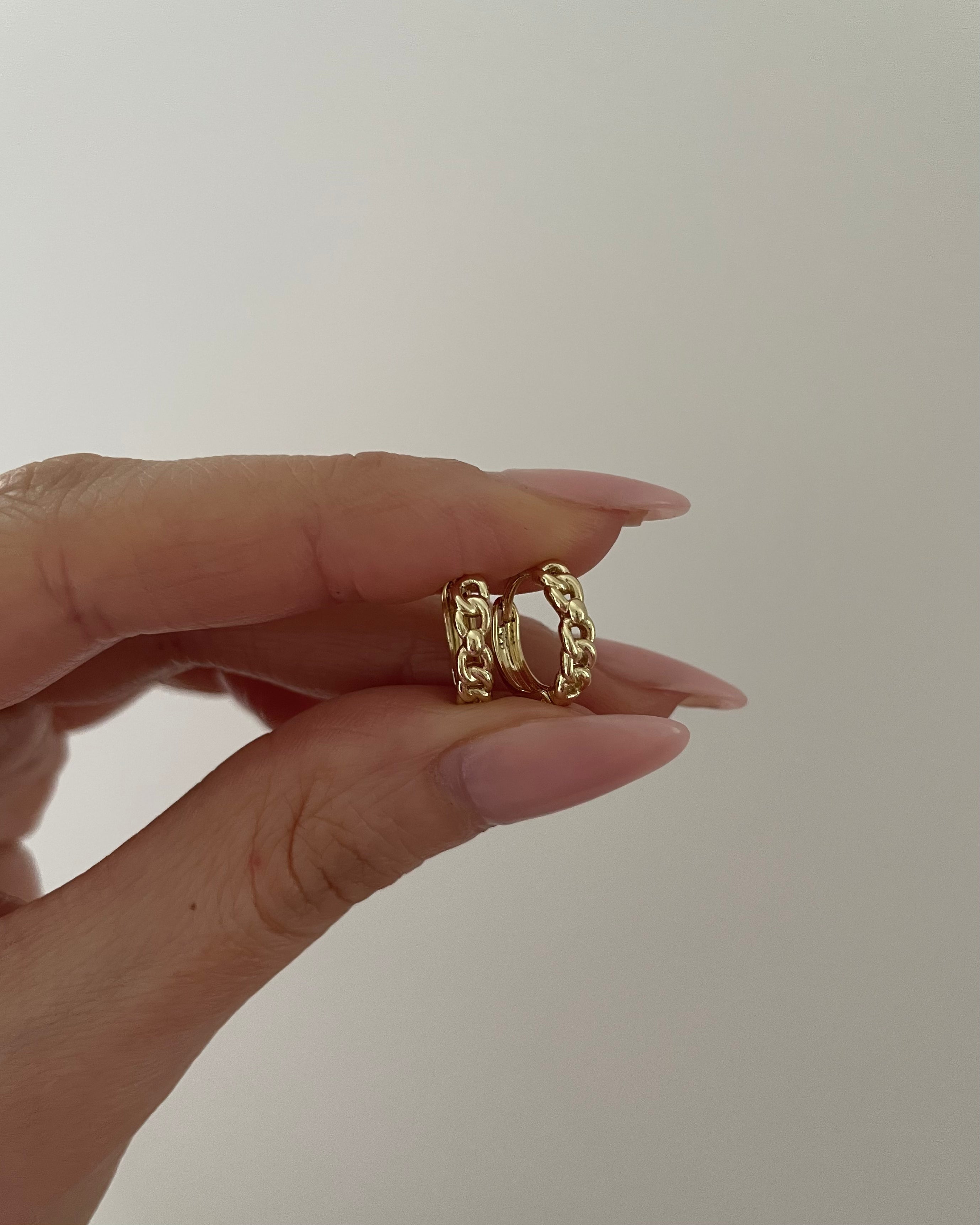 Creolen VIP Fine Twist - 14K vergoldet