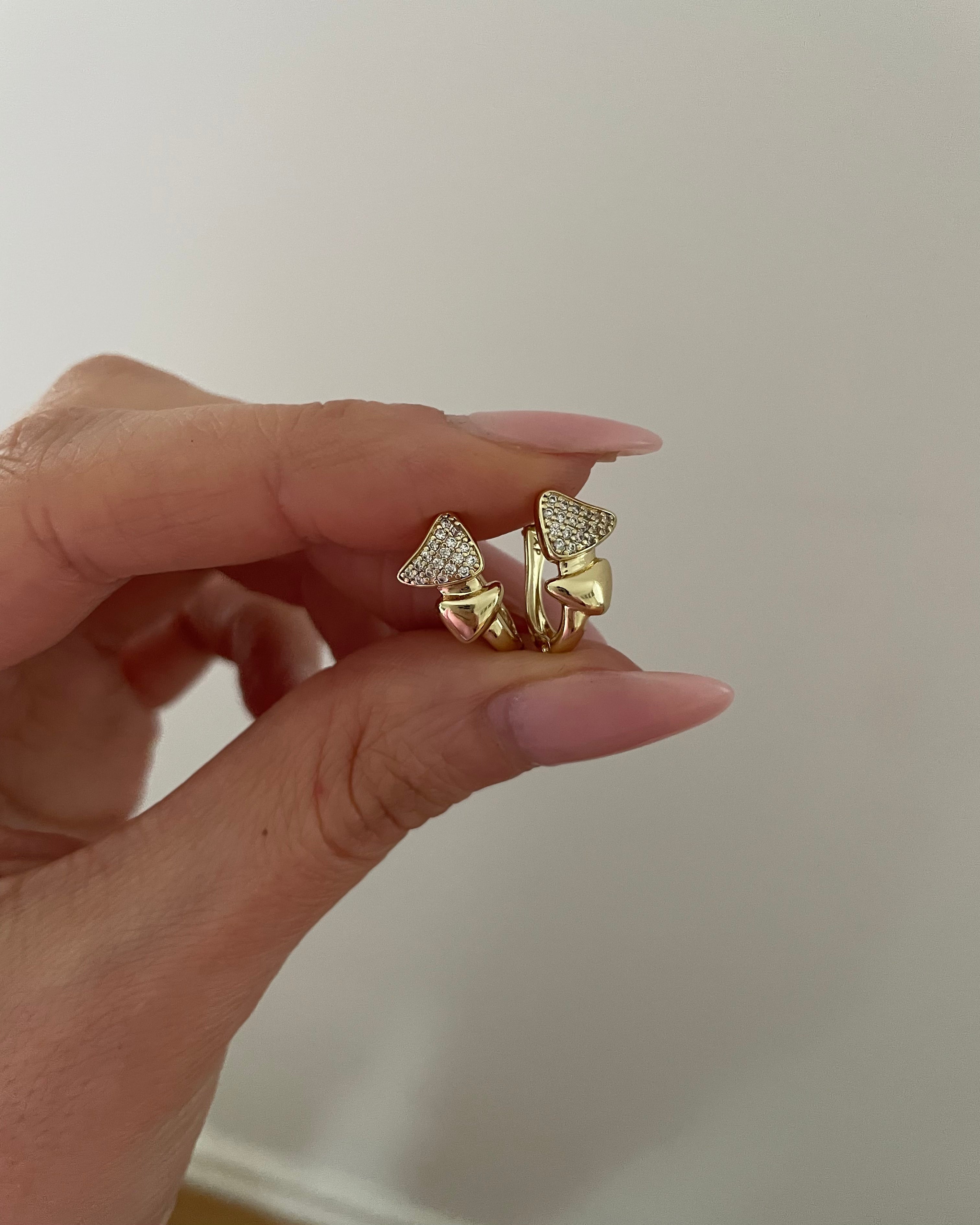 Ohrringe VIP Triangle - 14K vergoldet